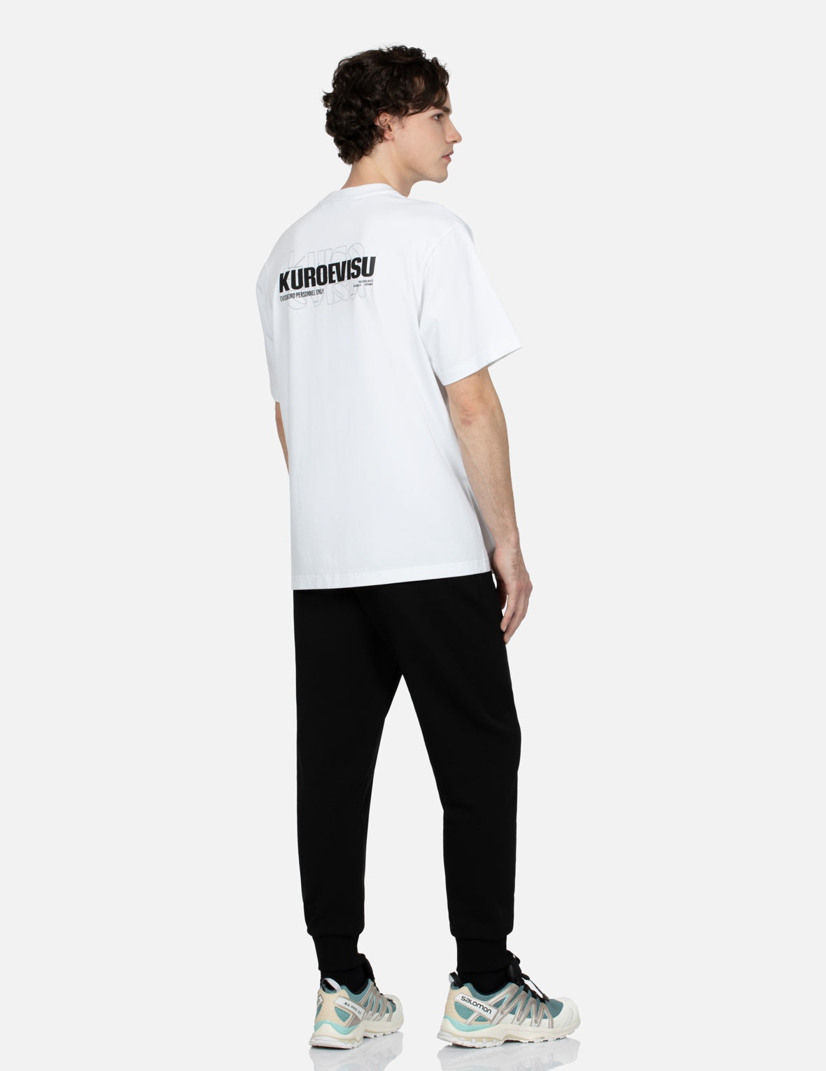 Seagull and Logo Print Regular Fit Sweatpants - 4