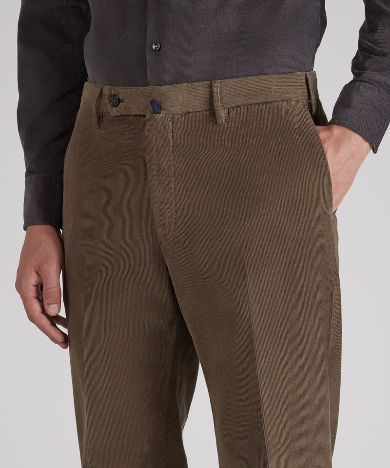 Regular fit corduroy trousers 4