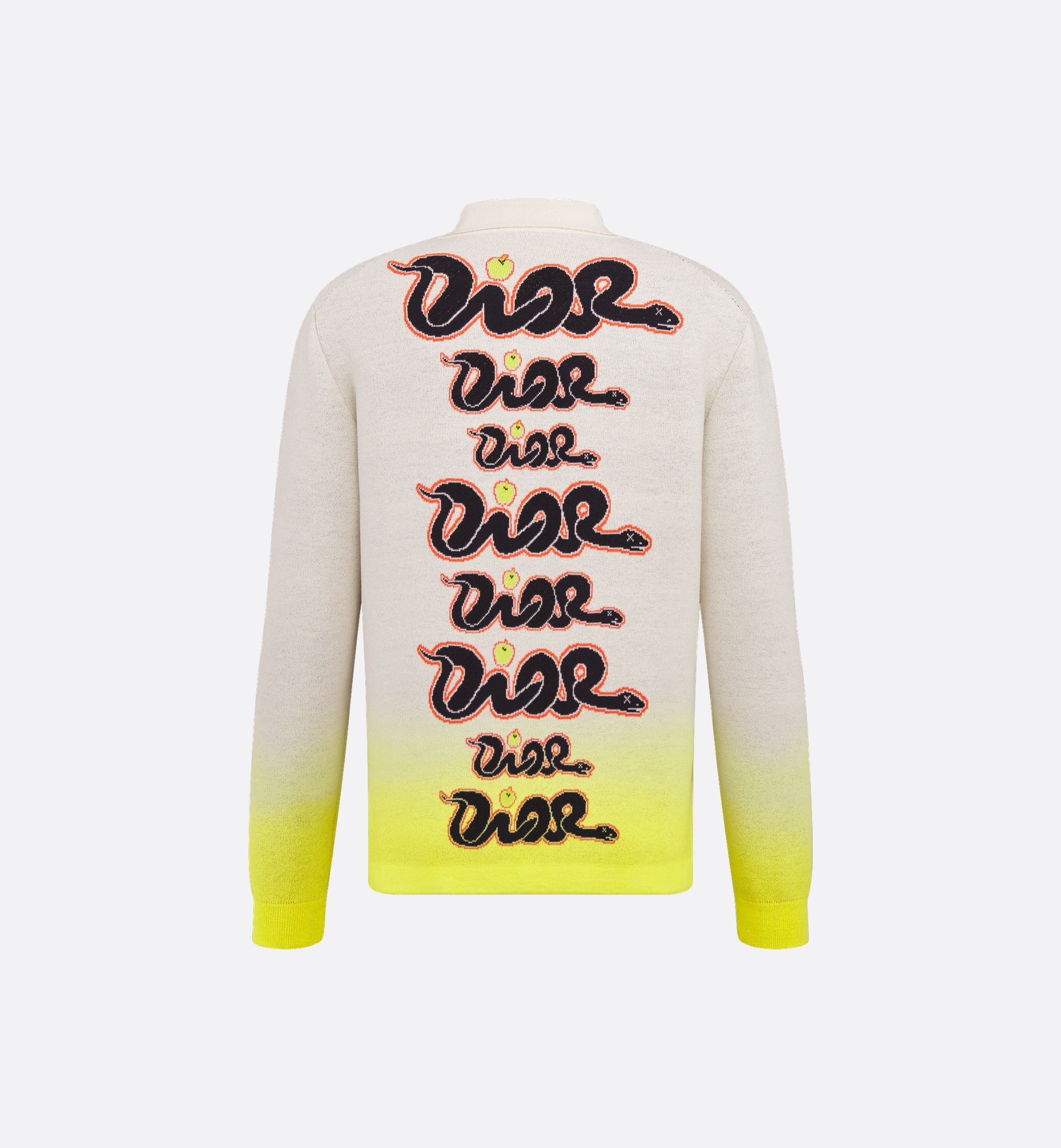 DIOR AND KAWS Long-Sleeved Polo Shirt - 6