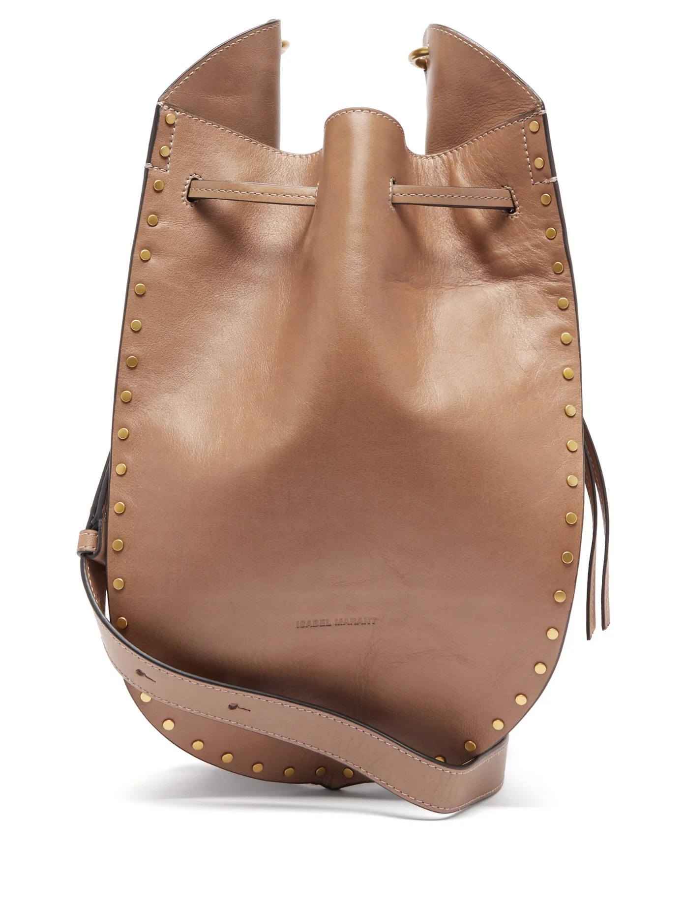 Taj small studded suede bucket bag - 1