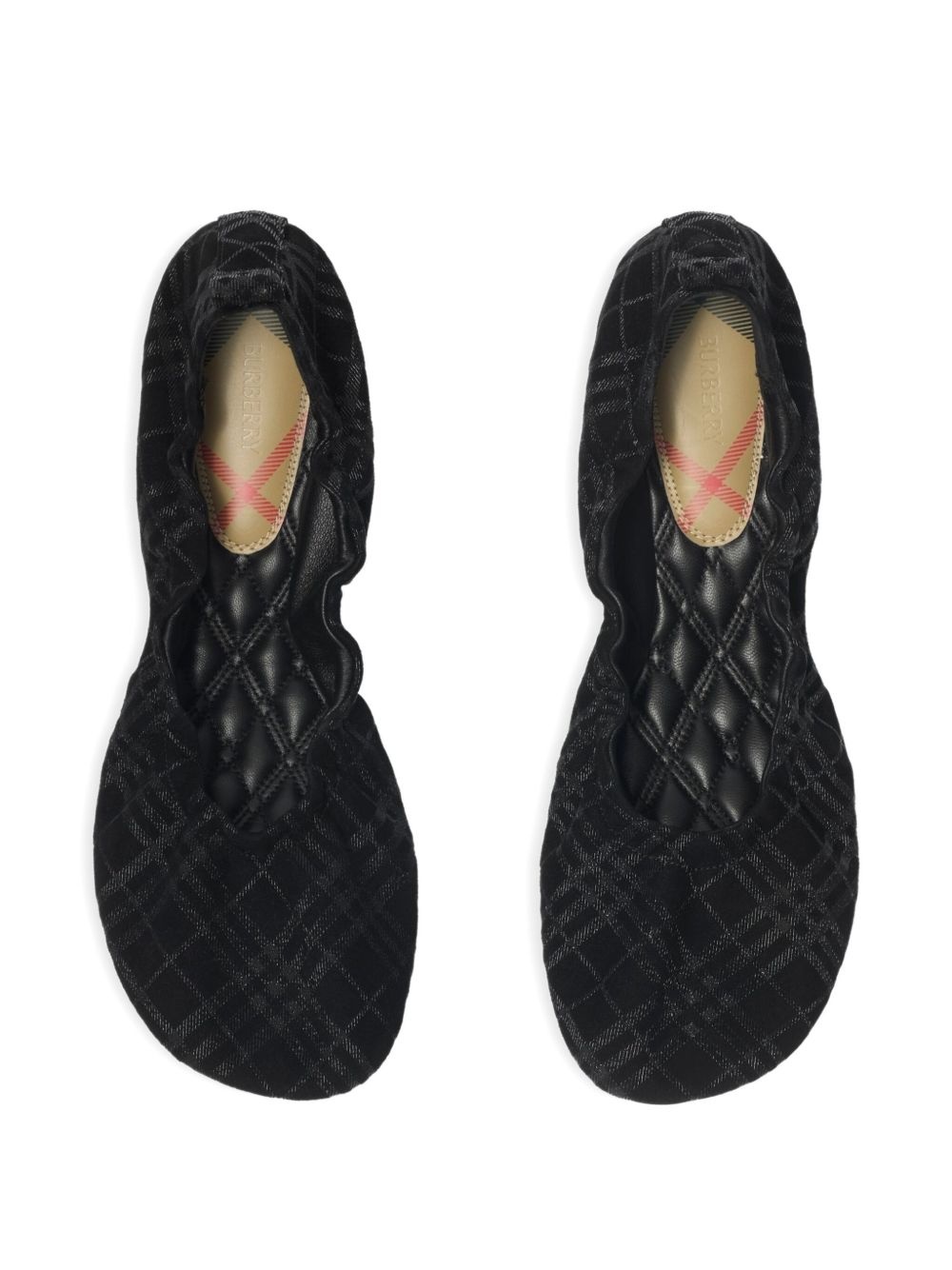 suede ballerina shoes - 4