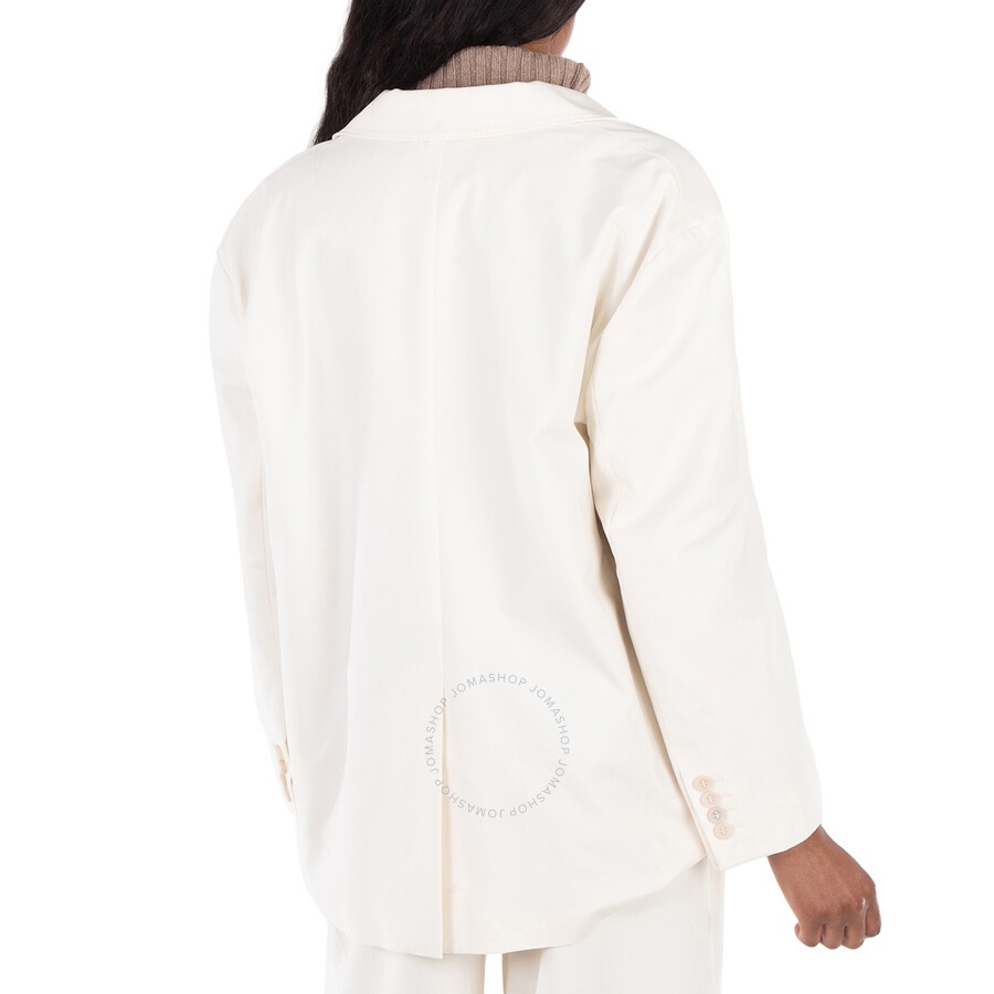 Max Mara Monica Cotton Canvas Oversize Blazer - 4