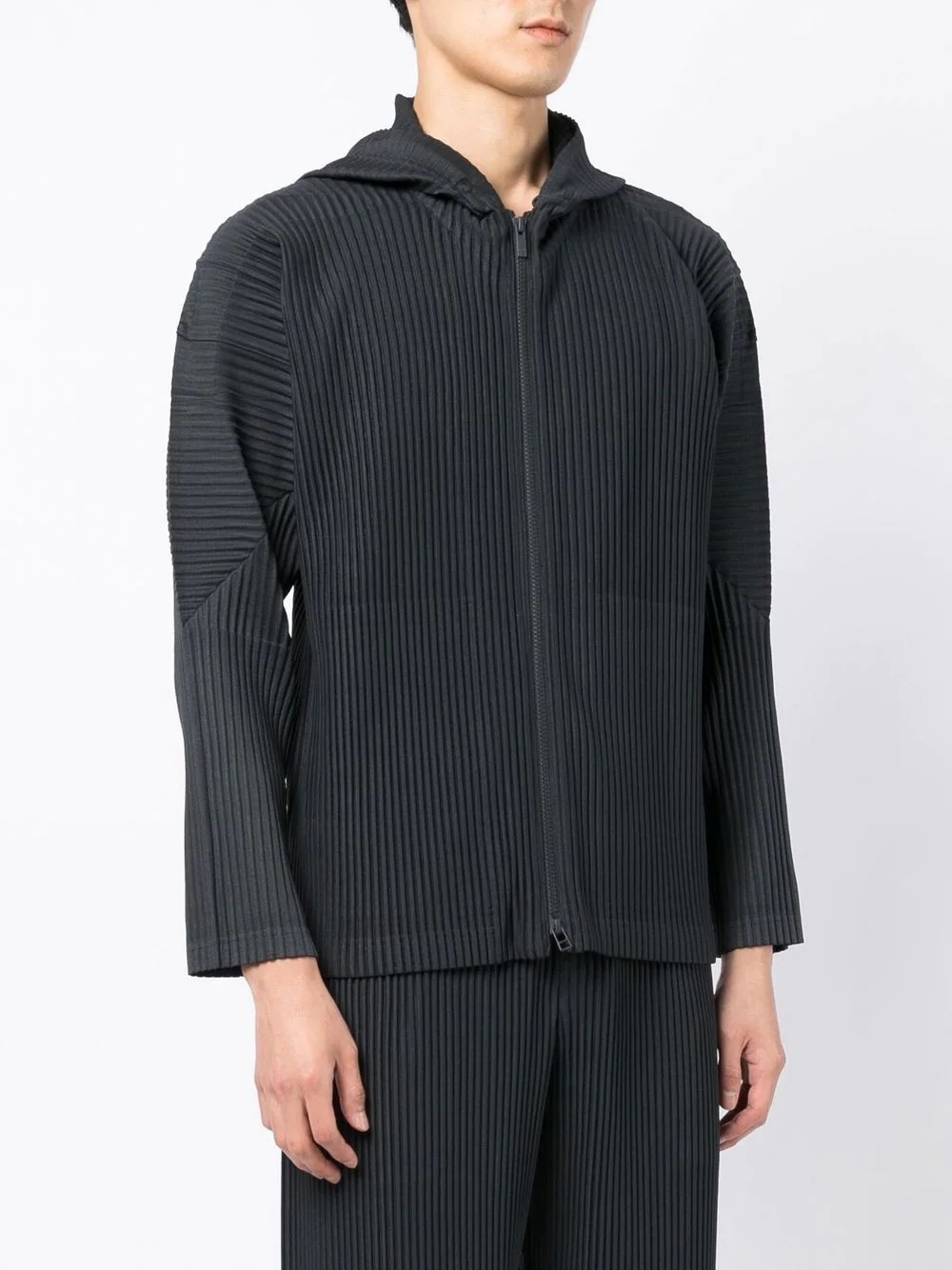 MC July pleated hoodie - 3