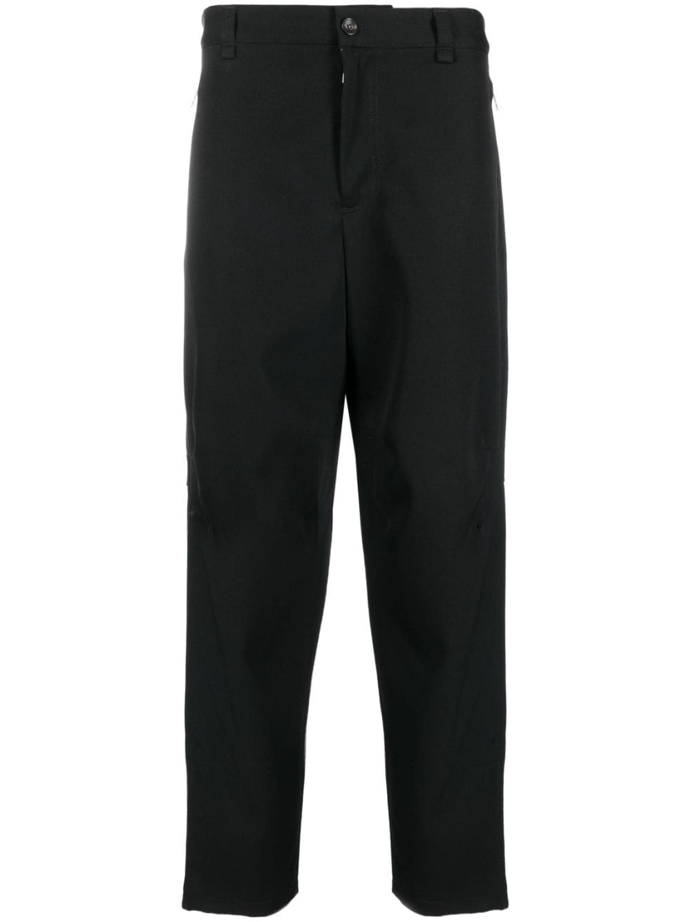 cropped wool tailored trousers - 1