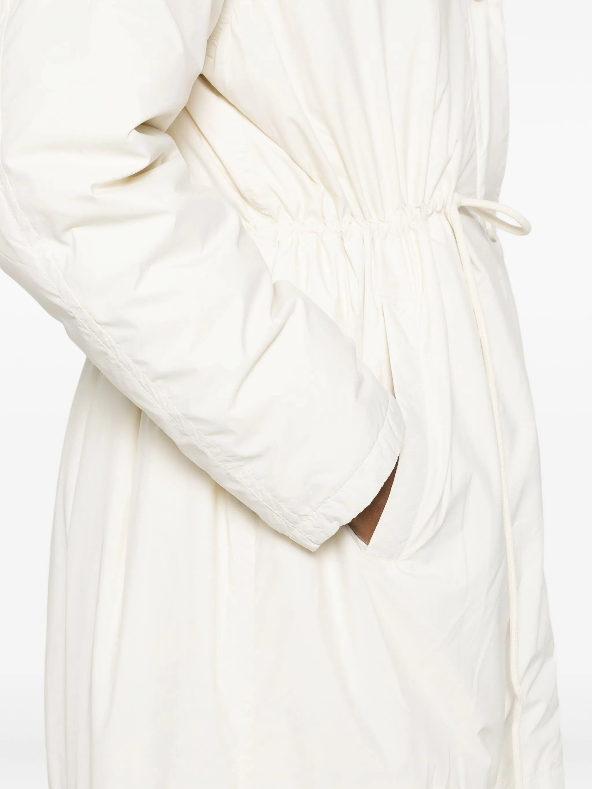 Yves Salomon Fur-collar Buttoned Jacket - 5