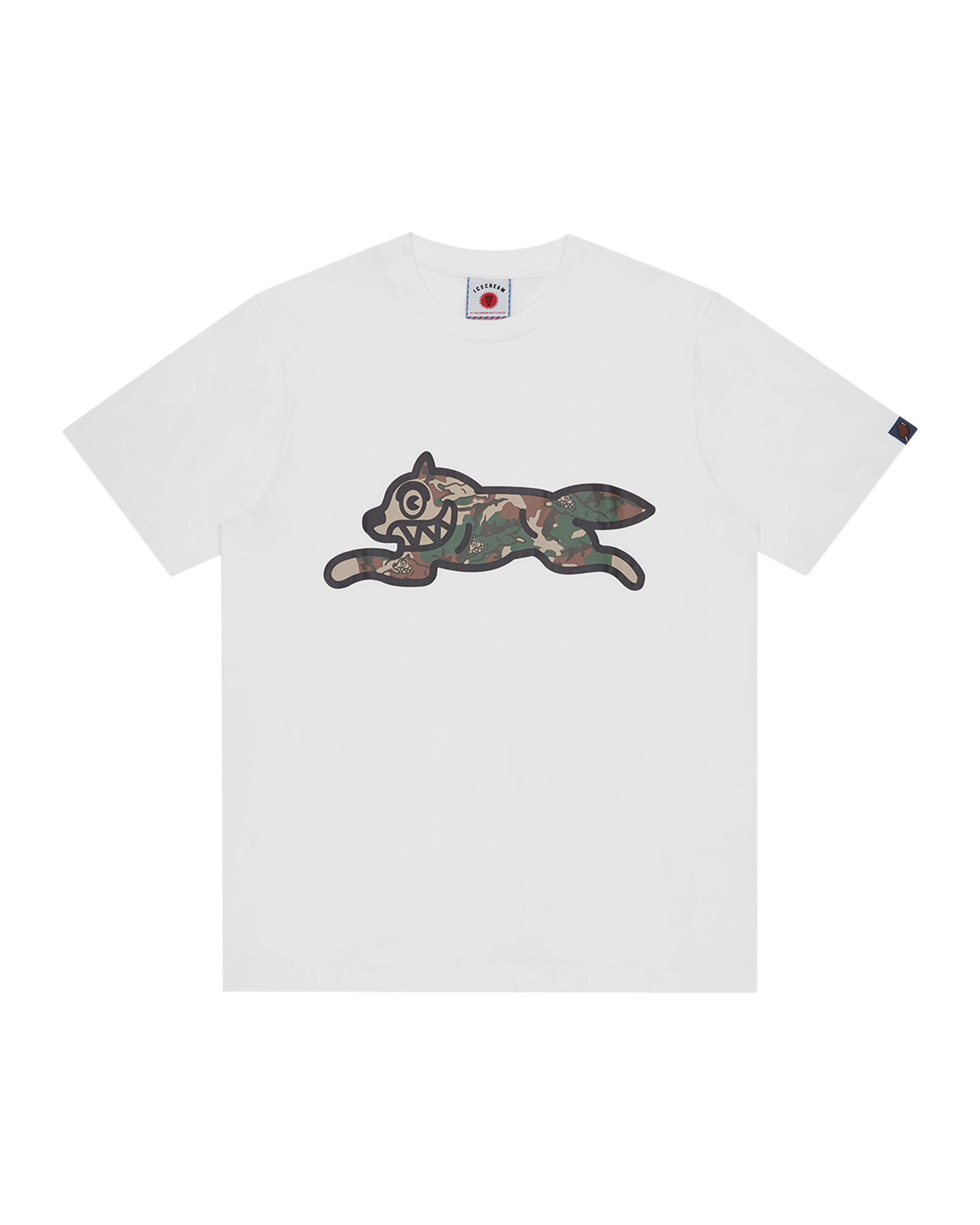 WOODLAND CAMO RUNNING DOG T-SHIRT - 1