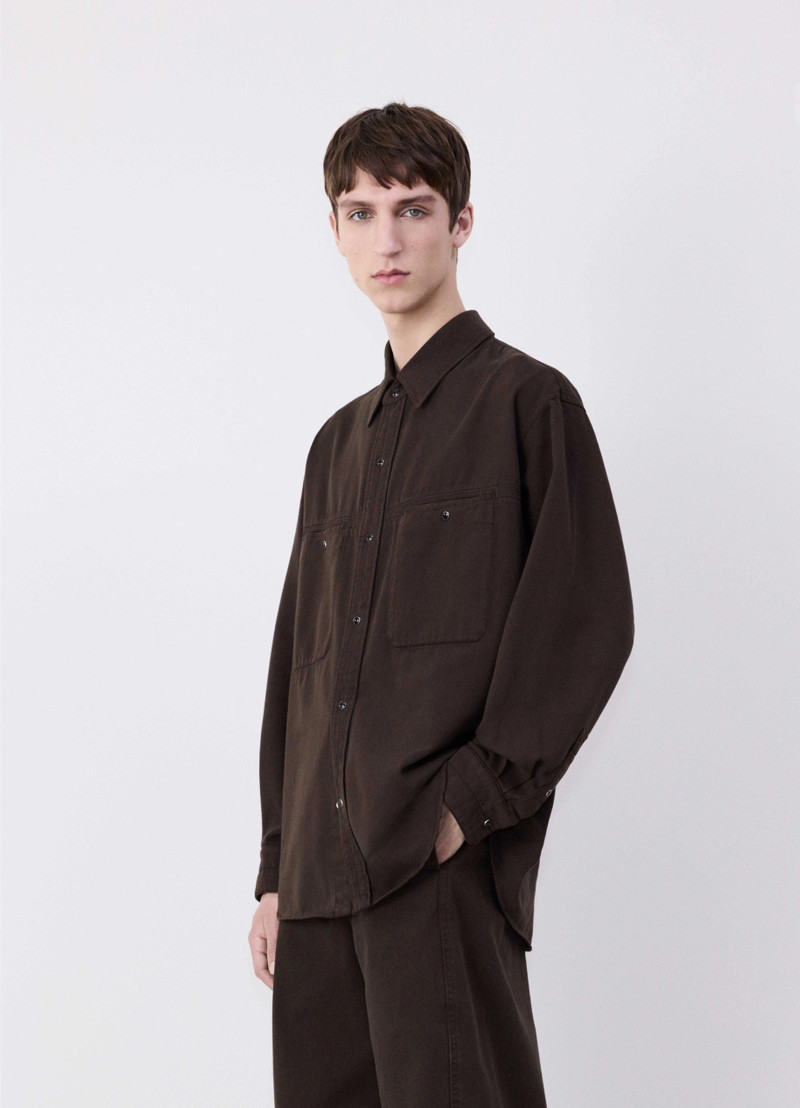 Lemaire DENIM SHIRT WITH SNAPS outlook
