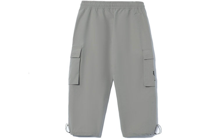 Li-Ning x Star Wars Graphic Cropped Pants 'Grey' AKQR115-1 - 2
