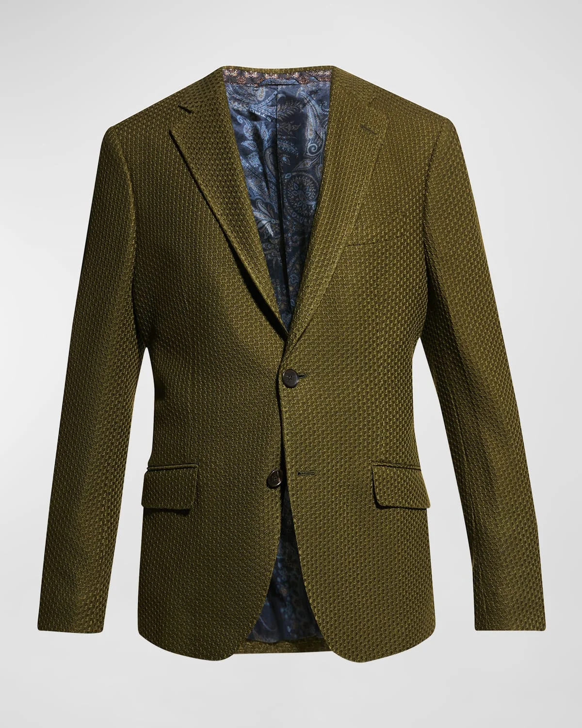 Men's Basic Knit Blazer - 1