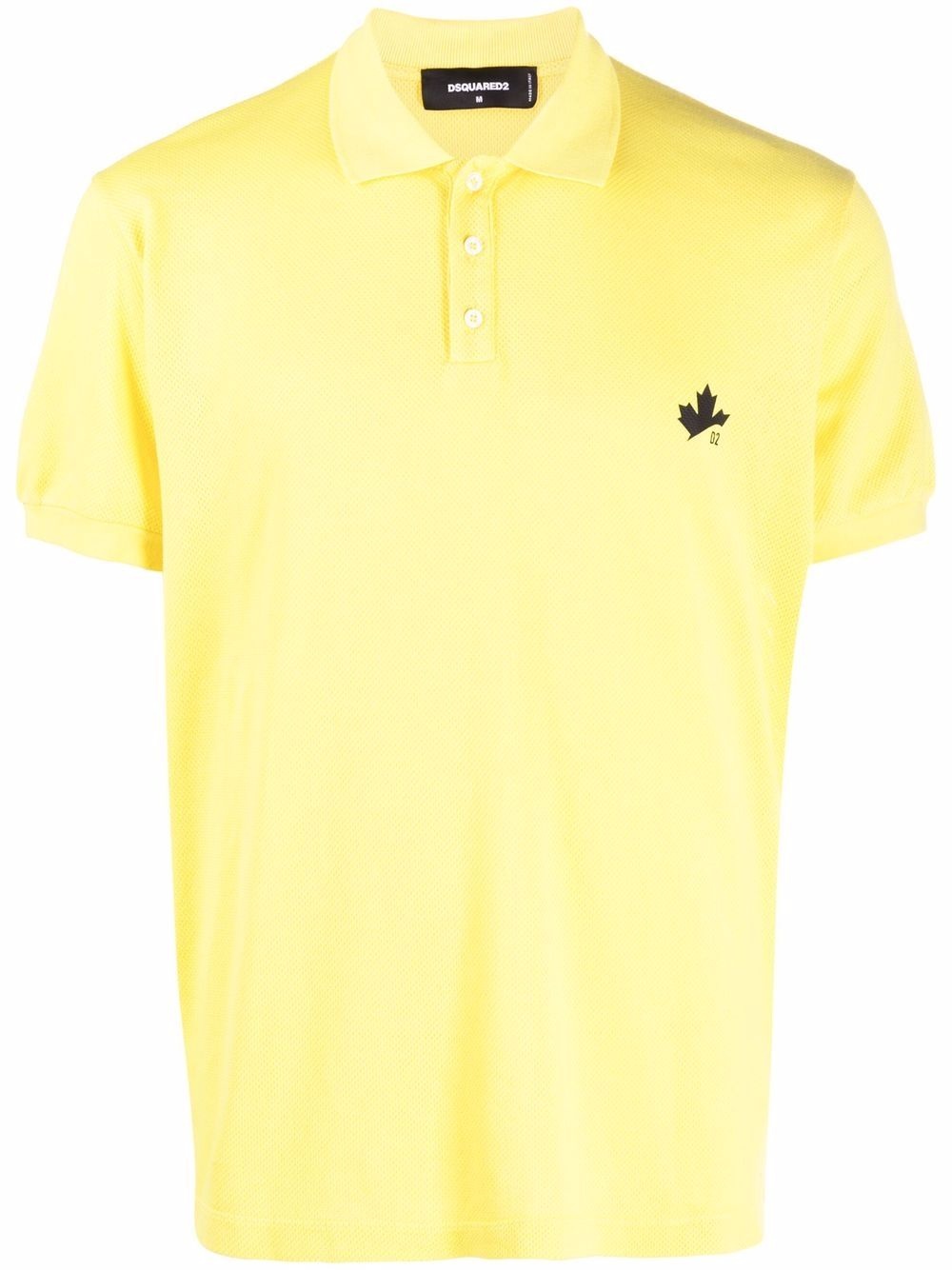 embroidered logo polo shirt - 1