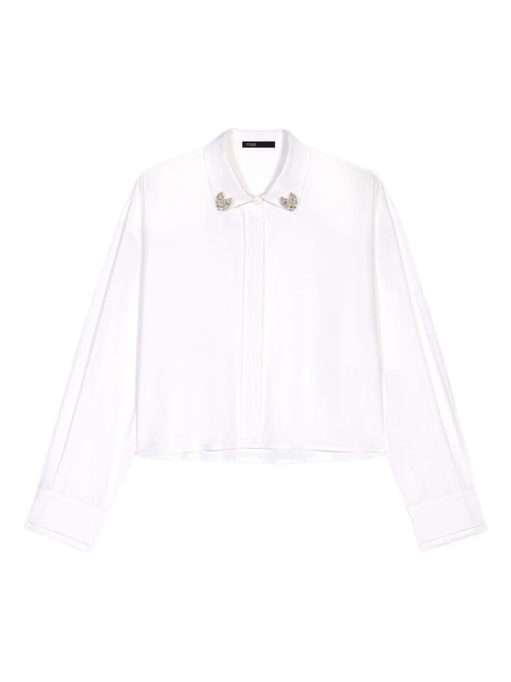 jewel-detail shirt - 1
