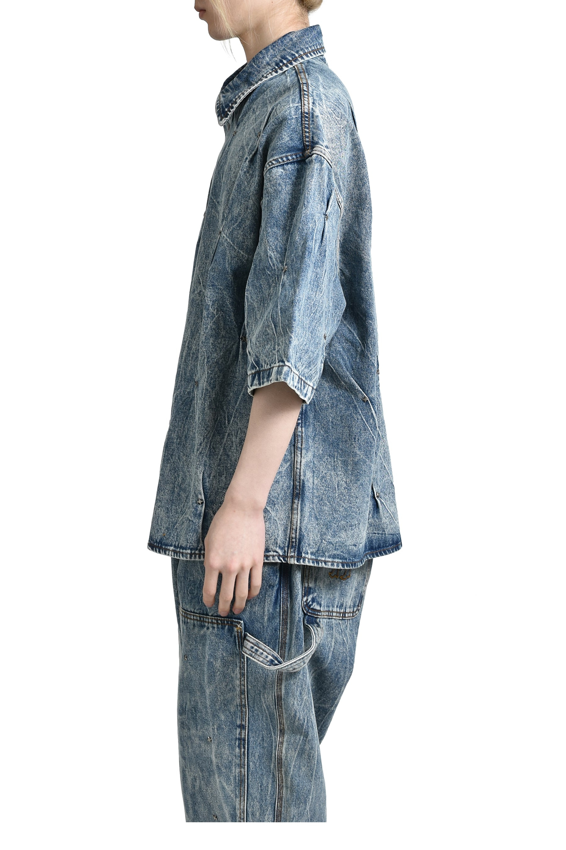 MULTI RIVET SHIRT BLUE / LT. BLU - 3