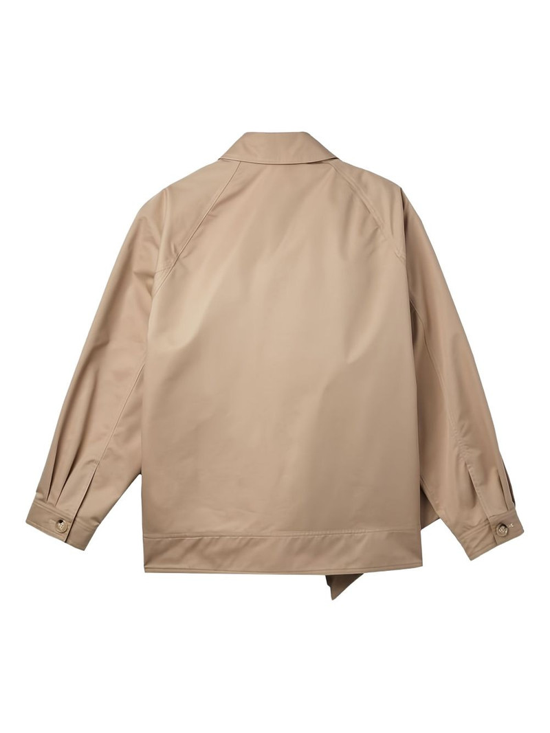 Simone Rocha bow-detail dolman-sleeve jacket outlook