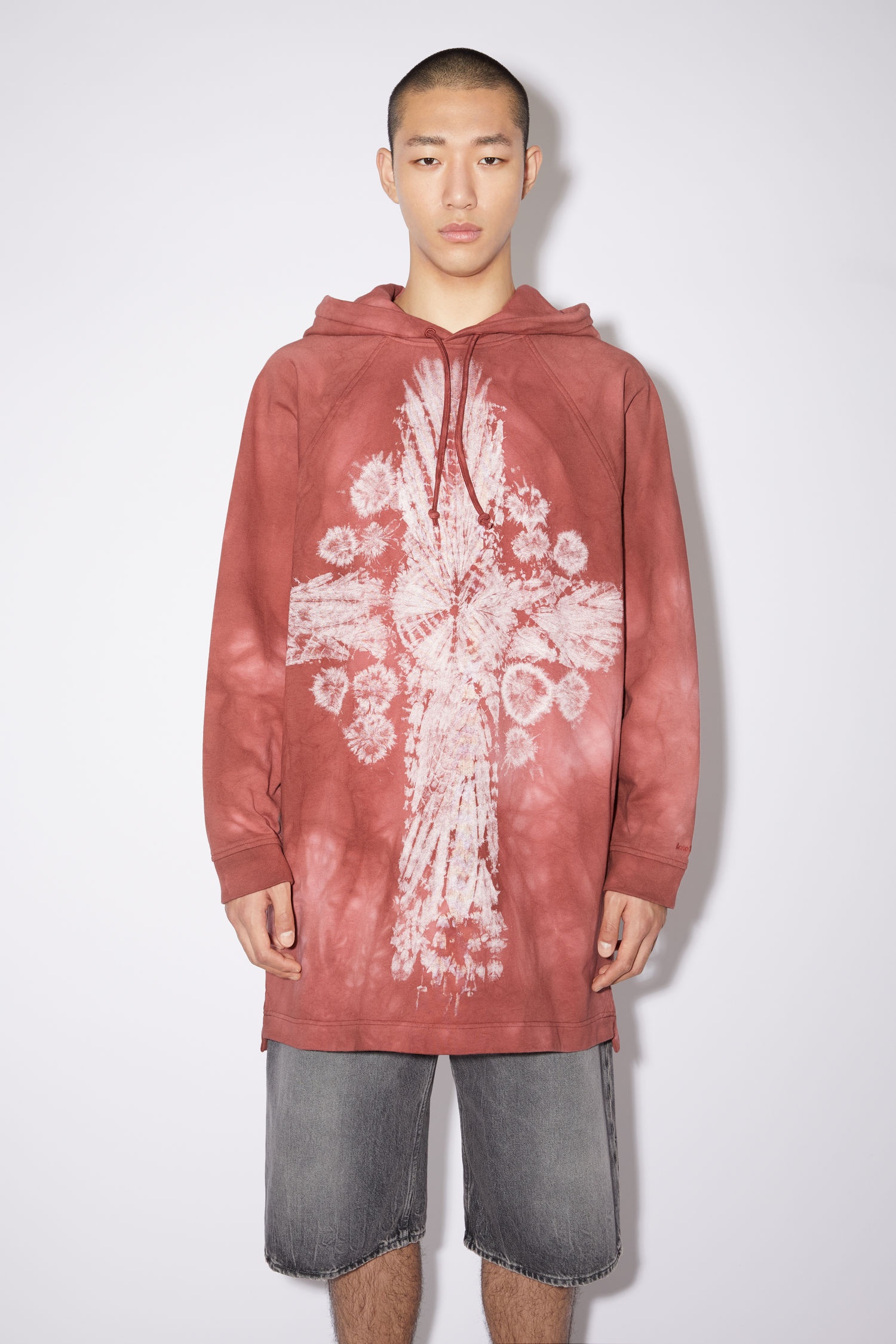 Tie-dyed sweatshirt - Rose pink - 2