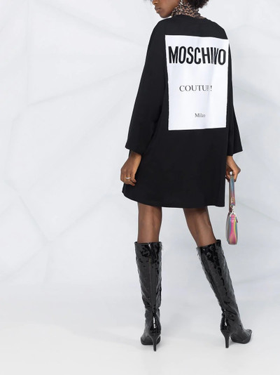 Moschino logo sweatshirt dress  outlook