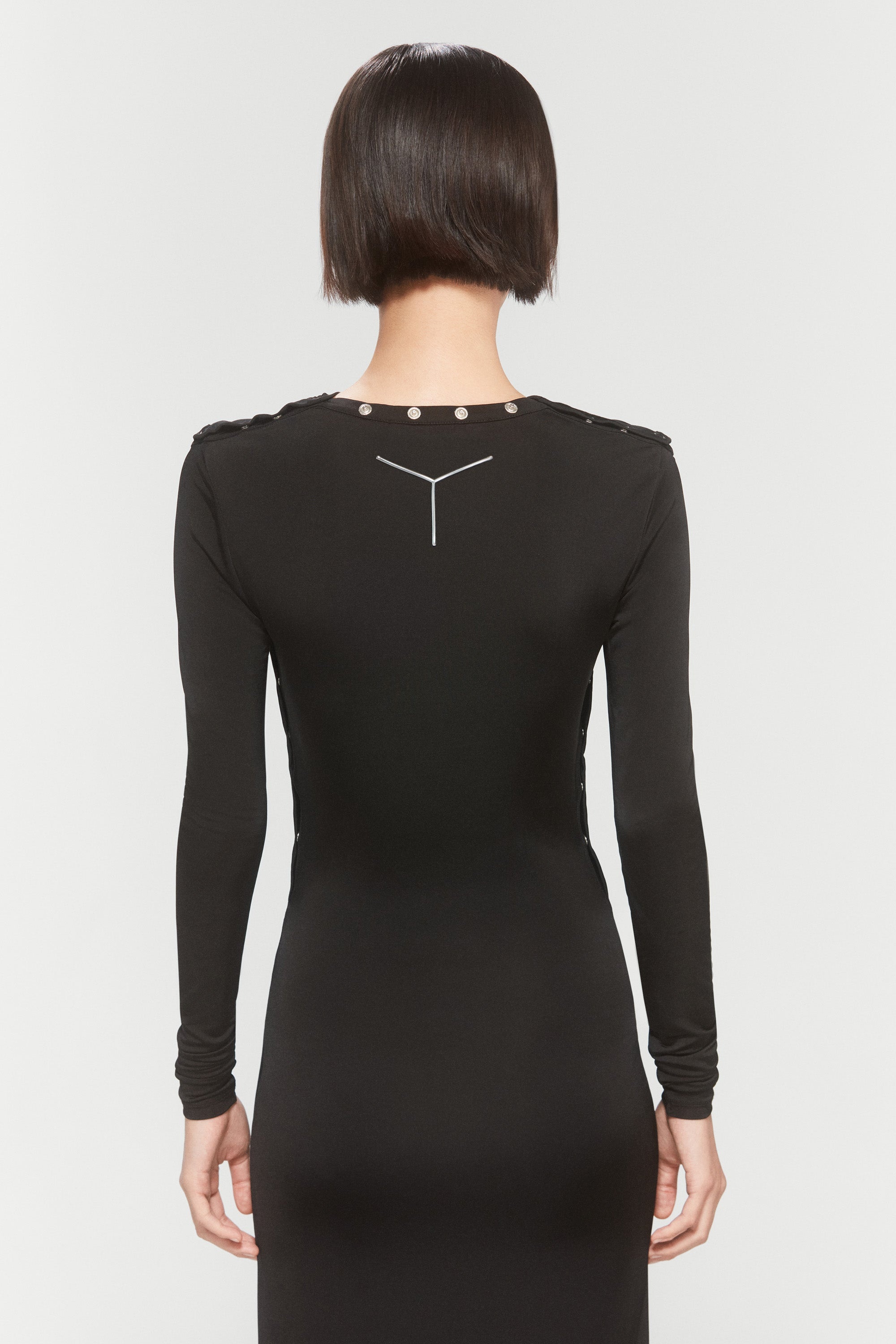 SNAP OFF LONG SLEEVE DRESS - 3