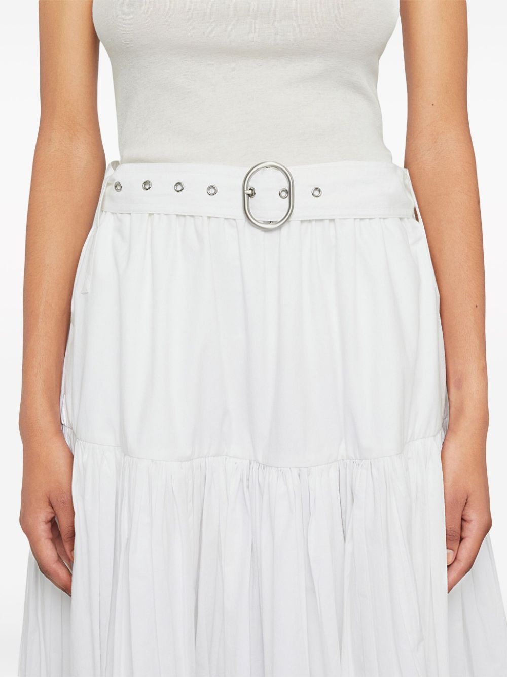 pleated midi skirt - 5