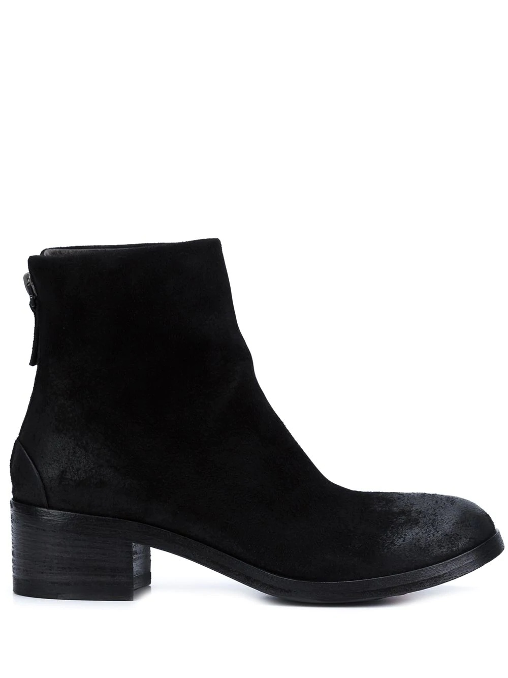 rear zip ankle boots - 1