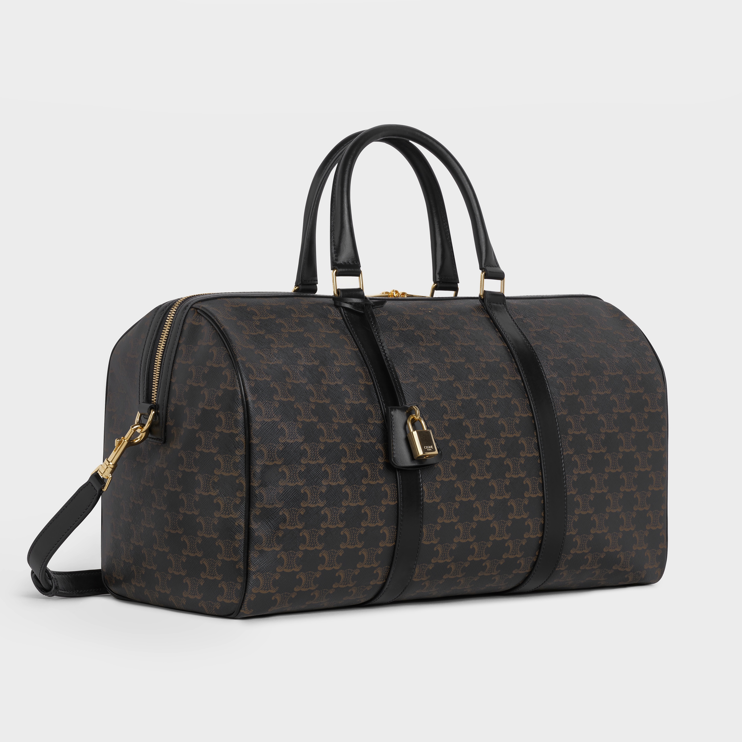 MEDIUM TRAVEL BAG  IN  TRIOMPHE CANVAS AND CALFSKIN - 2