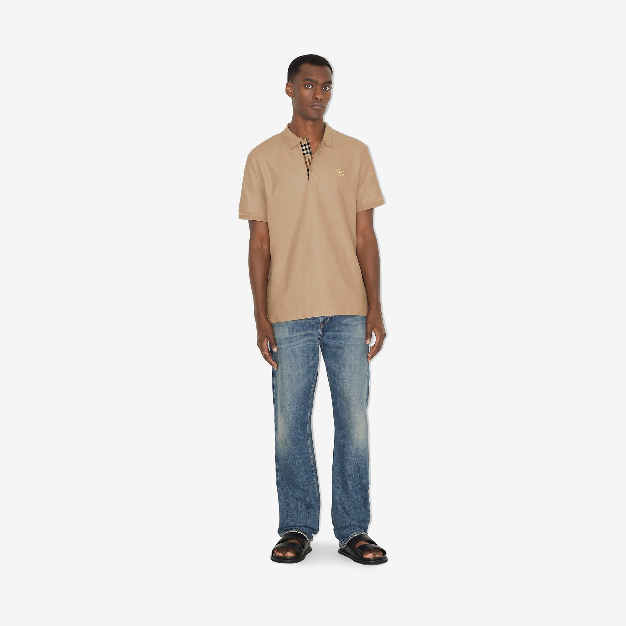 Monogram Motif Cotton Piqué Polo Shirt - 2