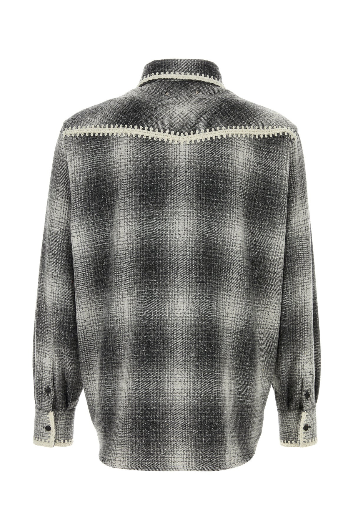 Embroidered flannel shirt - 2