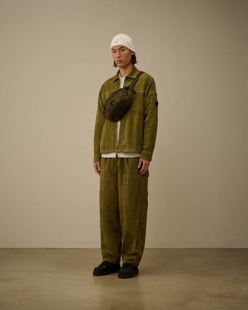 C.P. Company Corduroy Lens Zipped Overshirt outlook