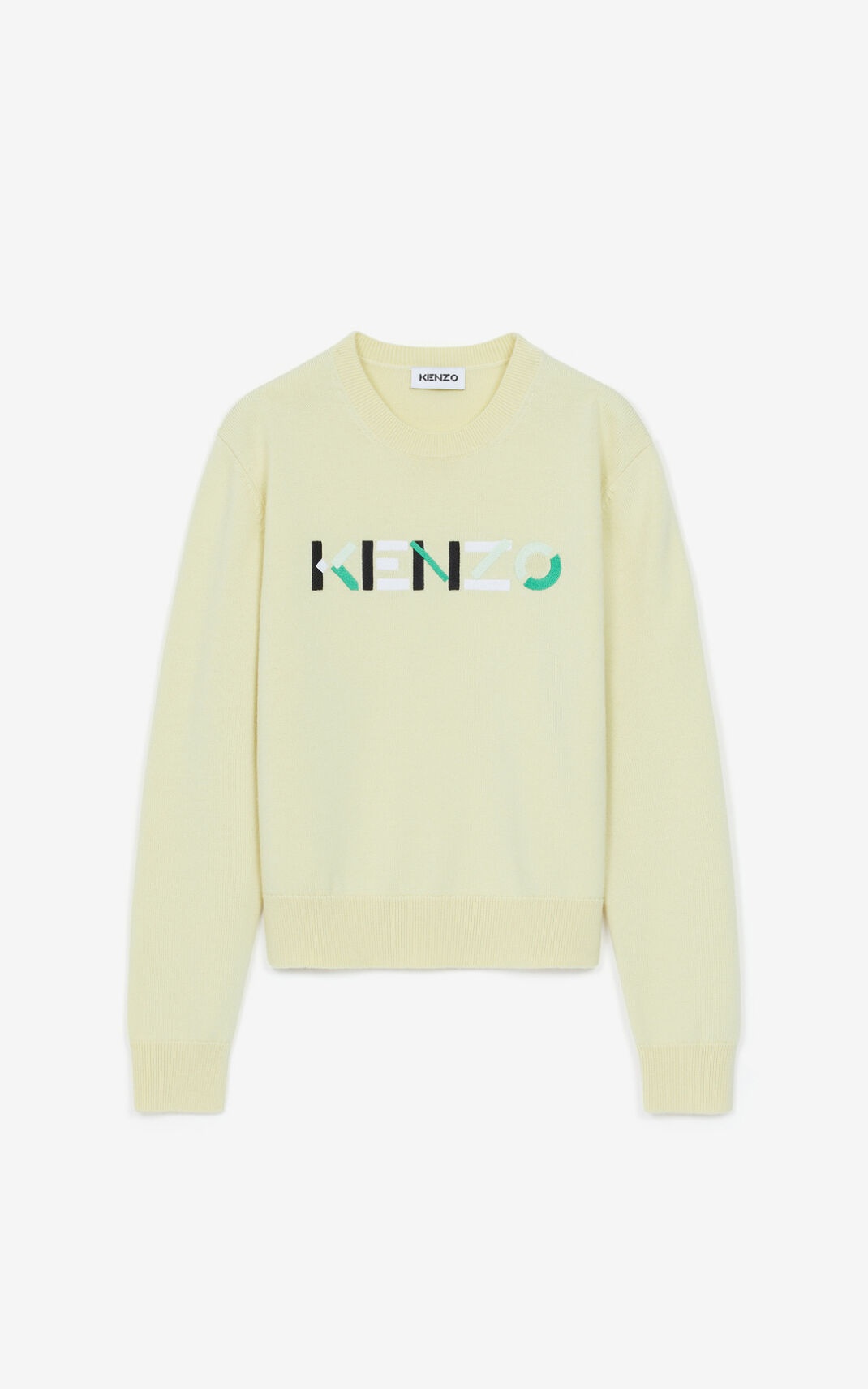KENZO logo merino wool jumper - 1