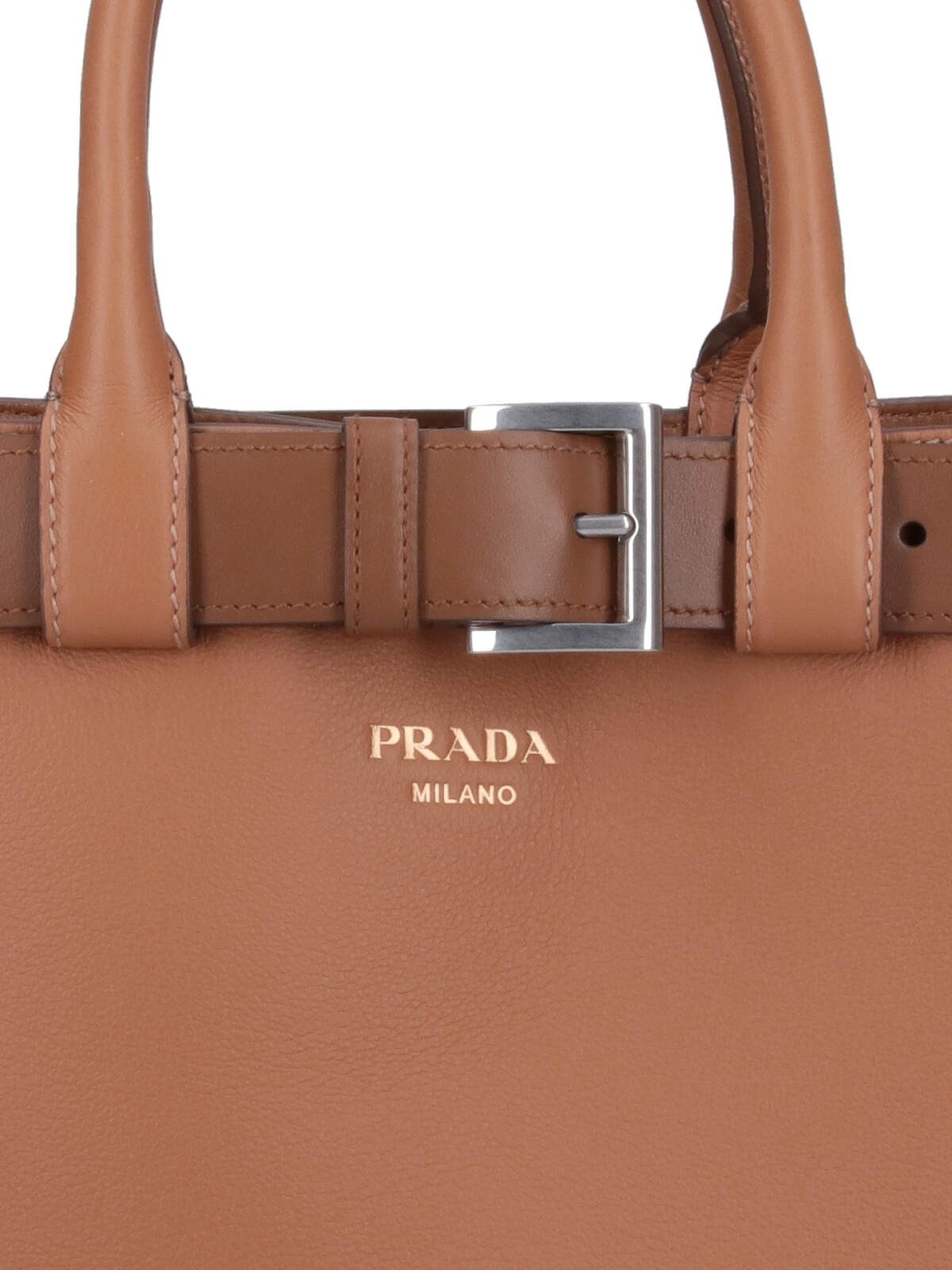 関税・送料込 PRADA Buckle medium バッグ Prada Buckle Medium Leather Handbag with Belt | Saks Fifth