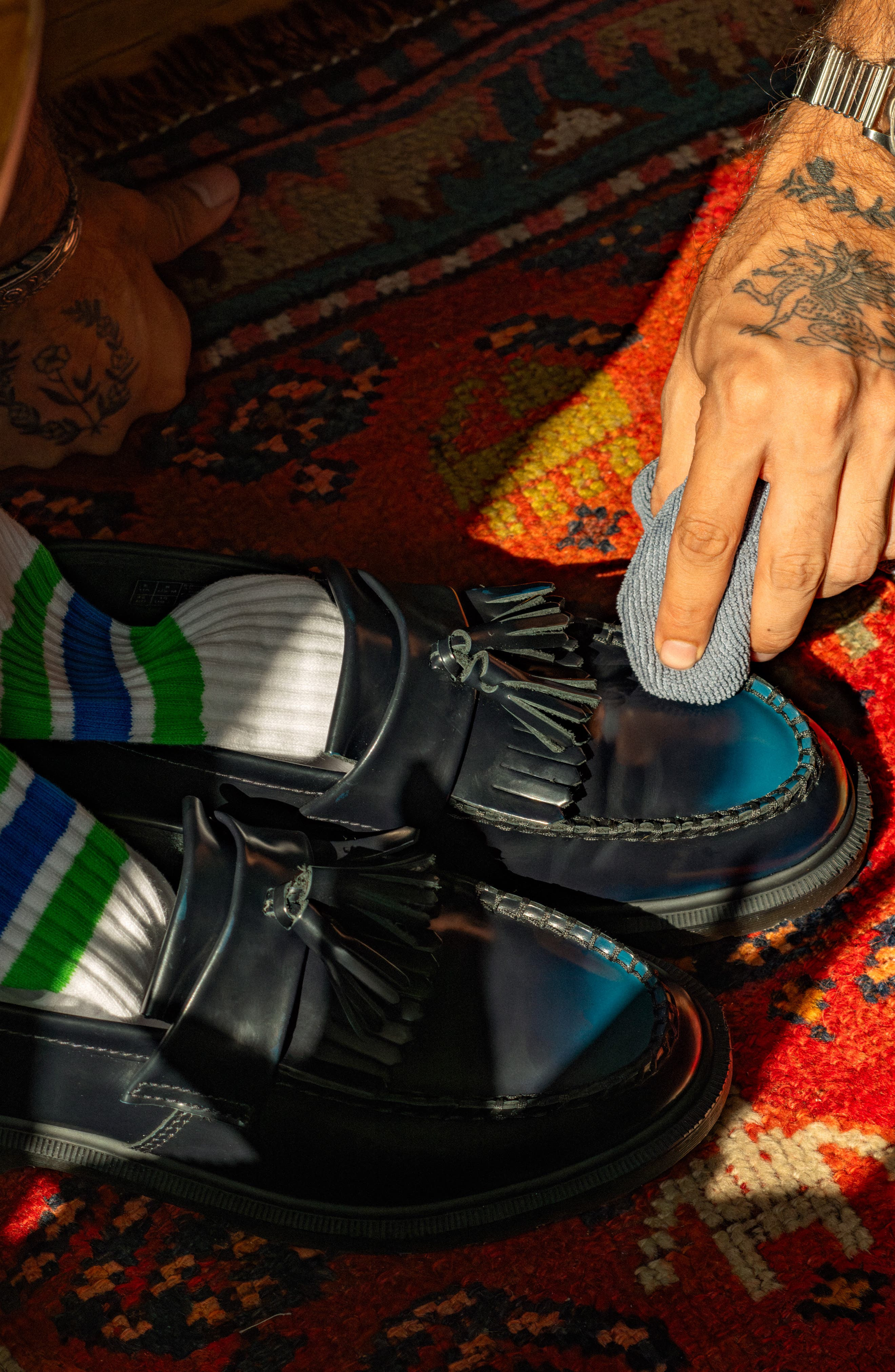 Dr. Martens Adrian Loafer in Navy at Nordstrom - 8