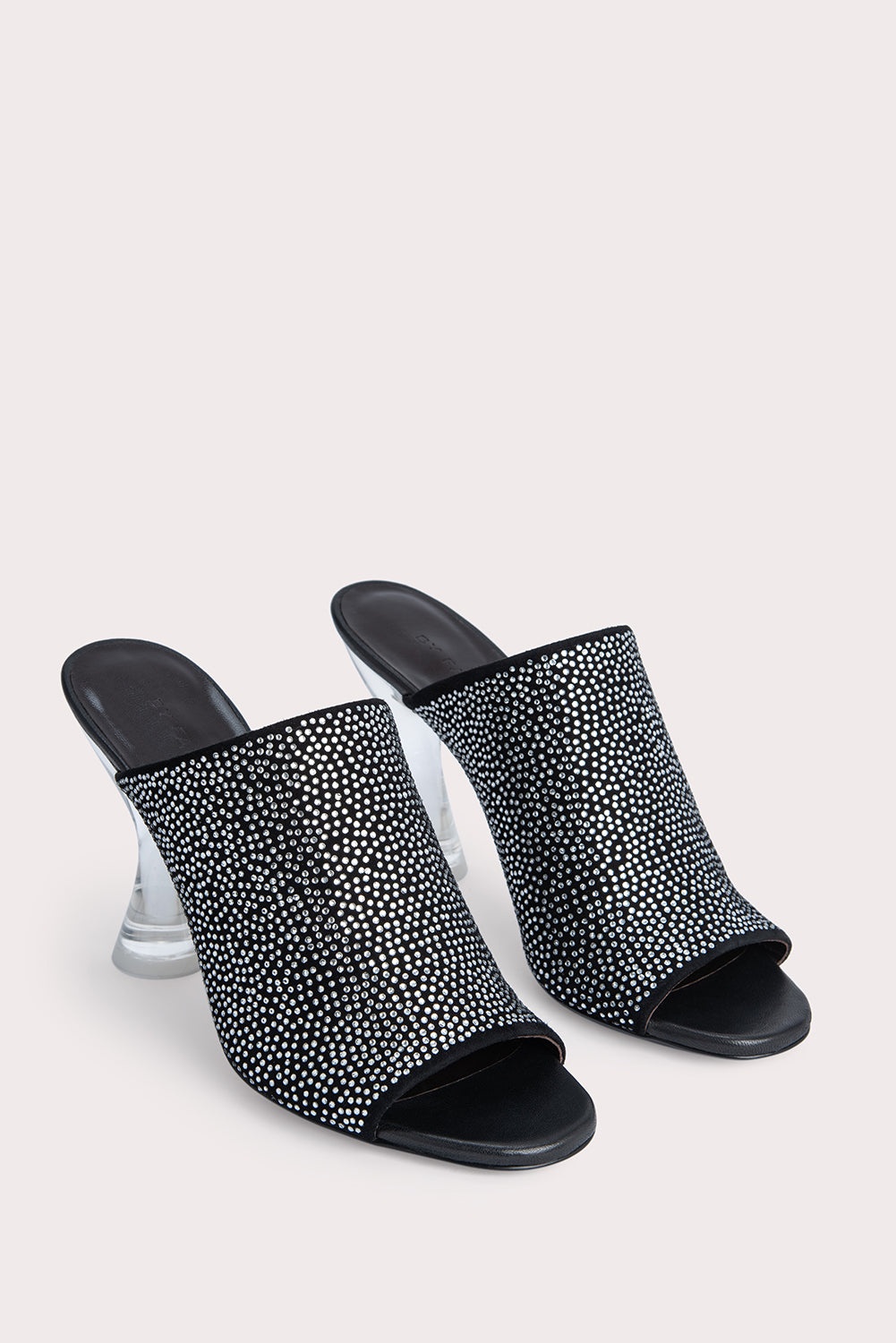 Luz Black Suede and Crystals - 3