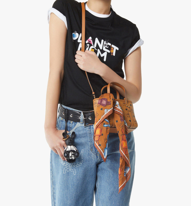 Rabot Monogram Print Bandana Scarf 7