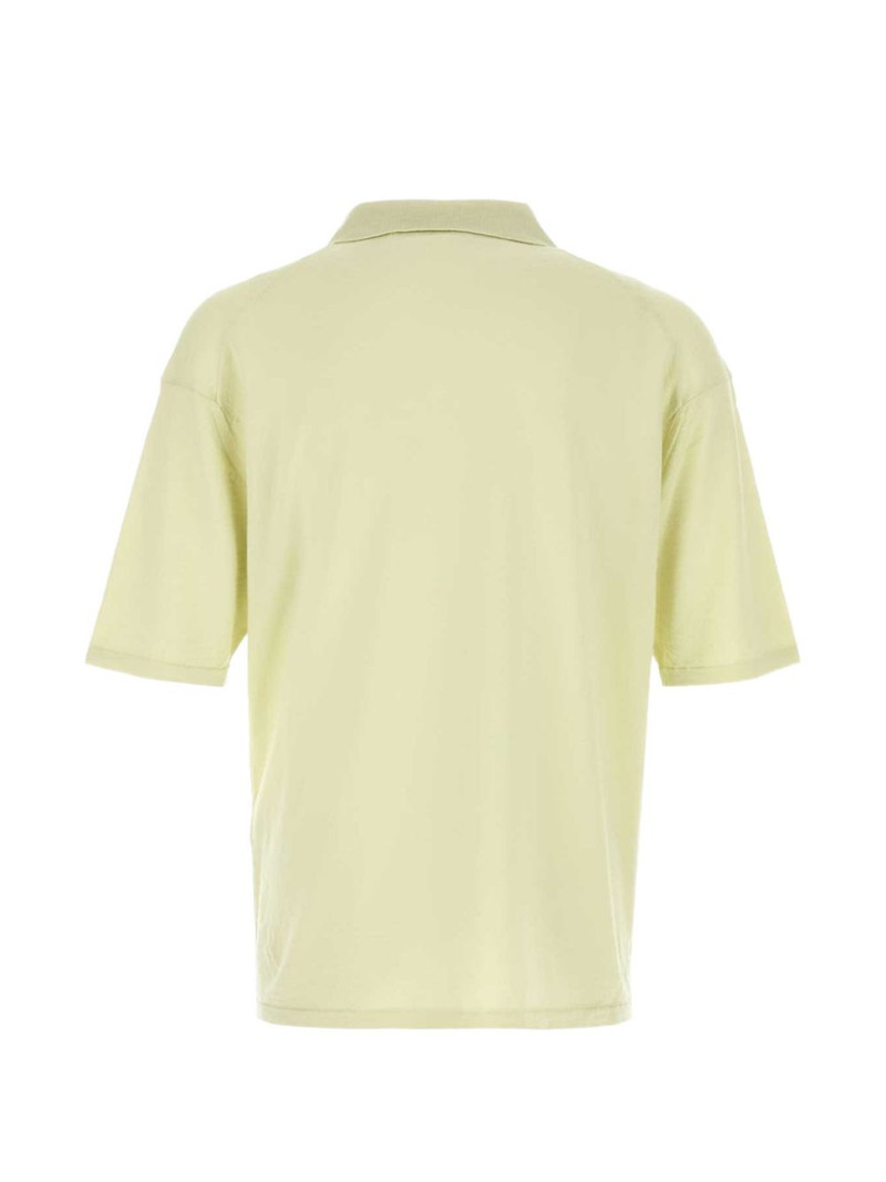 AURALEE open-collar polo shirt outlook