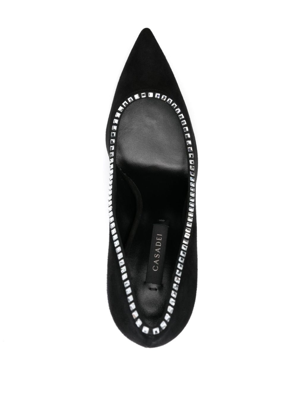100mm crystal-embellished pumps - 4