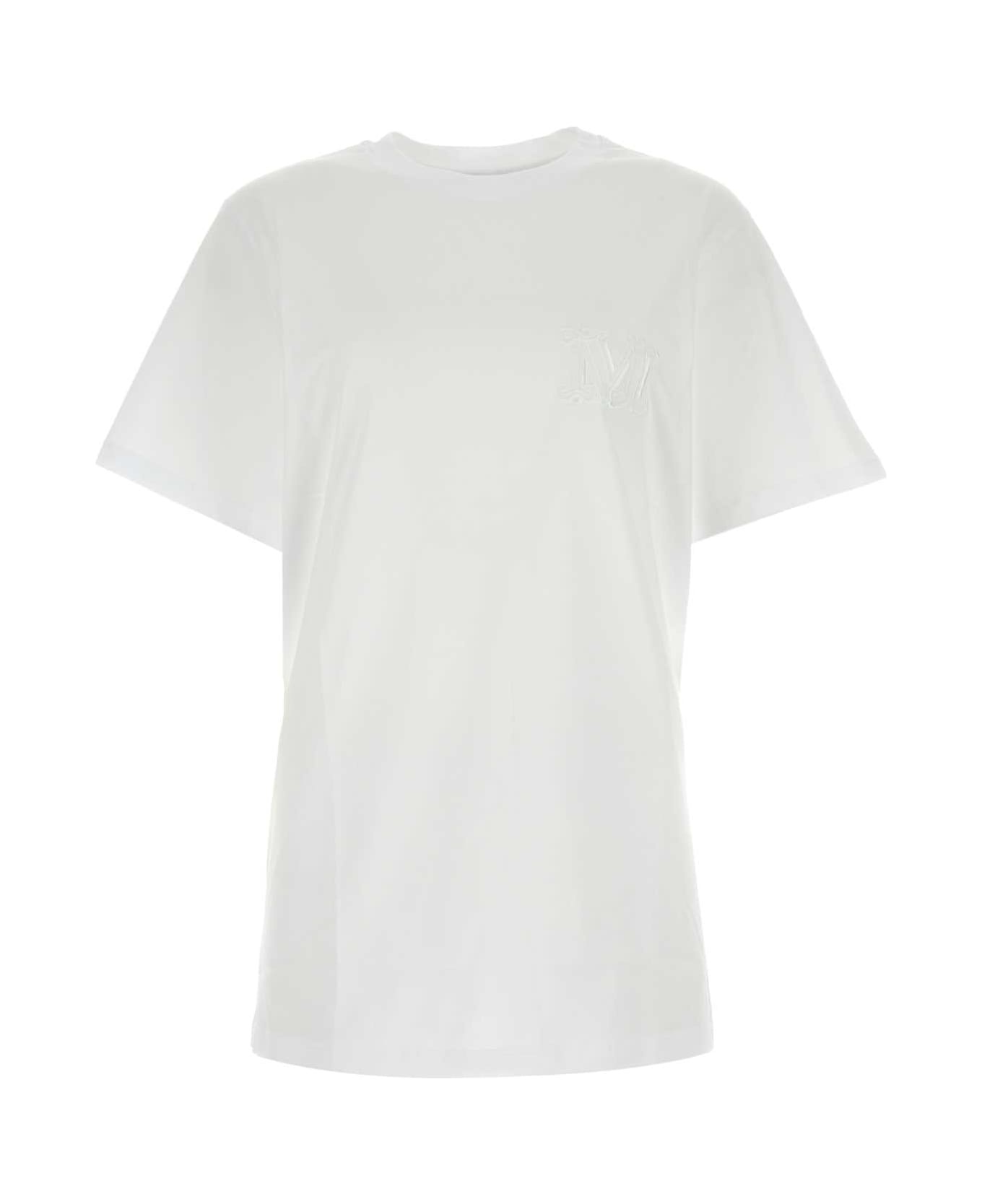 White Cotton Mango T-shirt - 1