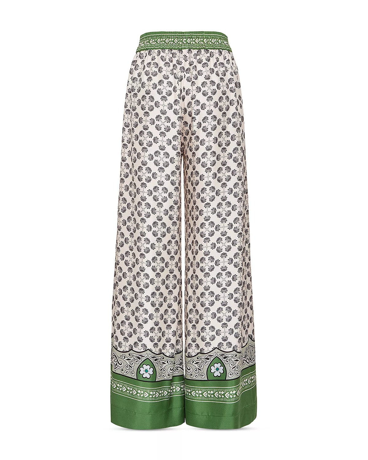 Silk Palazzo Pants - 4