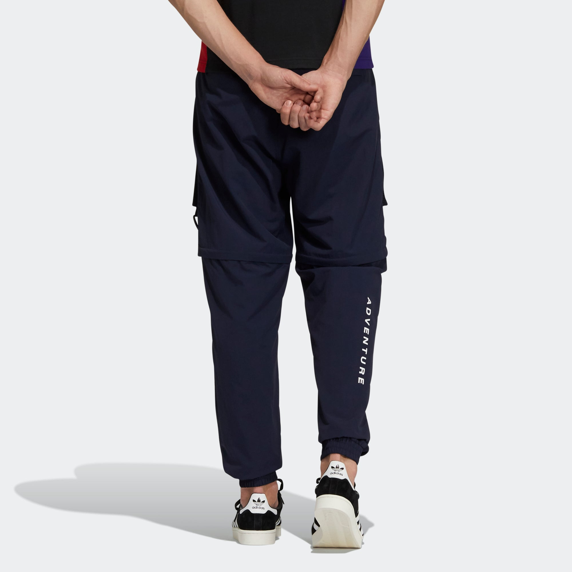 Men's adidas originals Adv Pants 2 Contrasting Colors Pocket Bundle Feet Sports Pants/Trousers/Jogge - 3