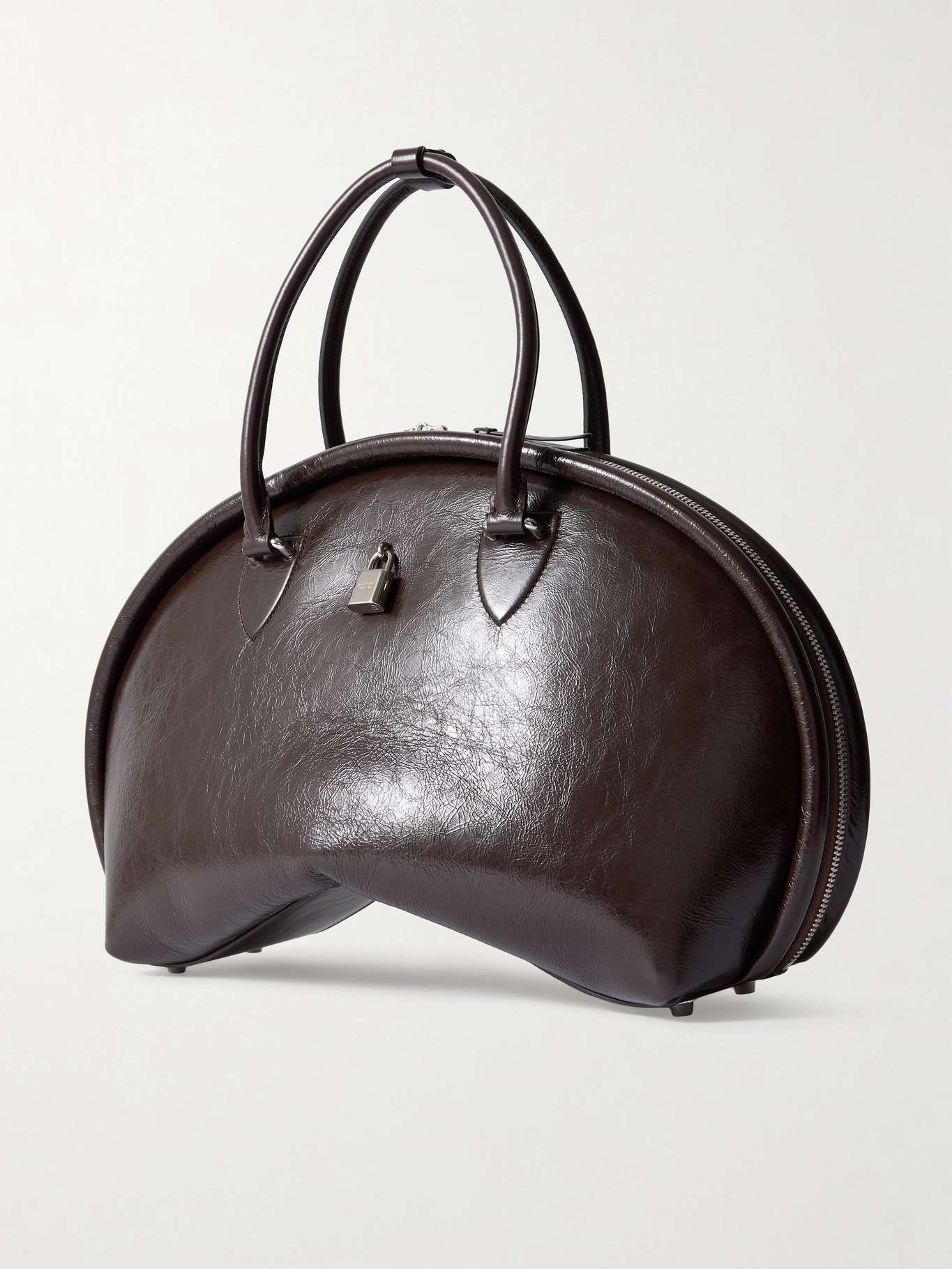 Bowlina leather tote Dark brown - 3