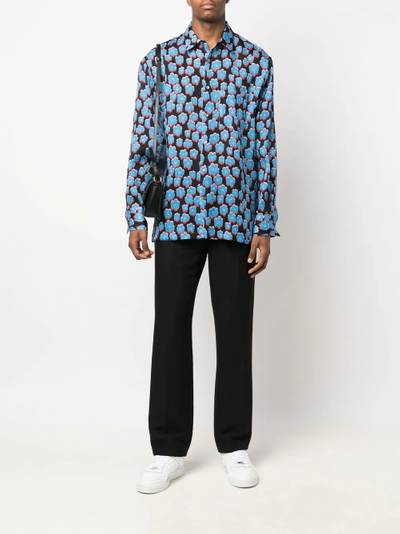 Lanvin floral-print cotton shirt outlook