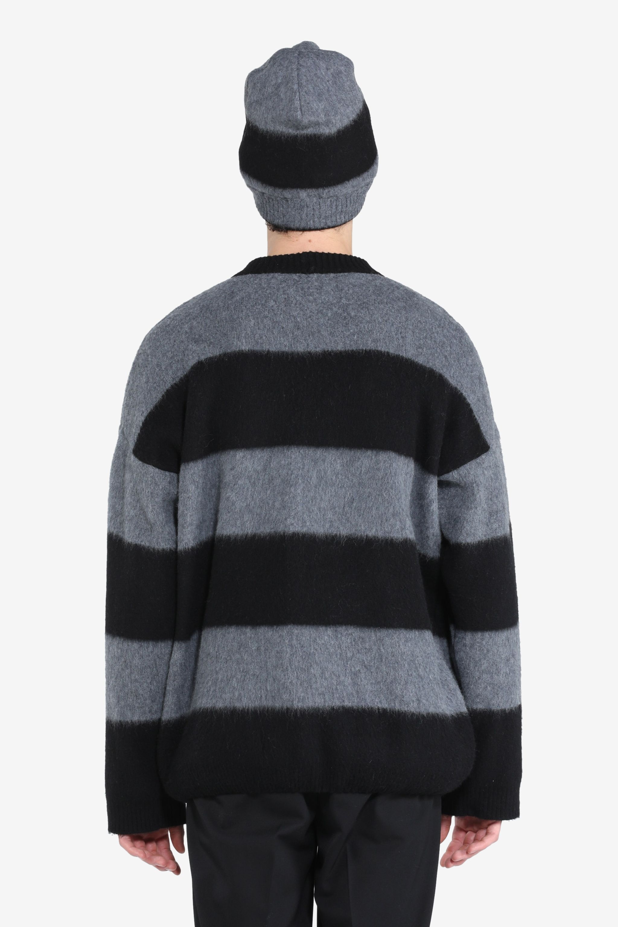 STRIPED WOOL SWEATER - 2