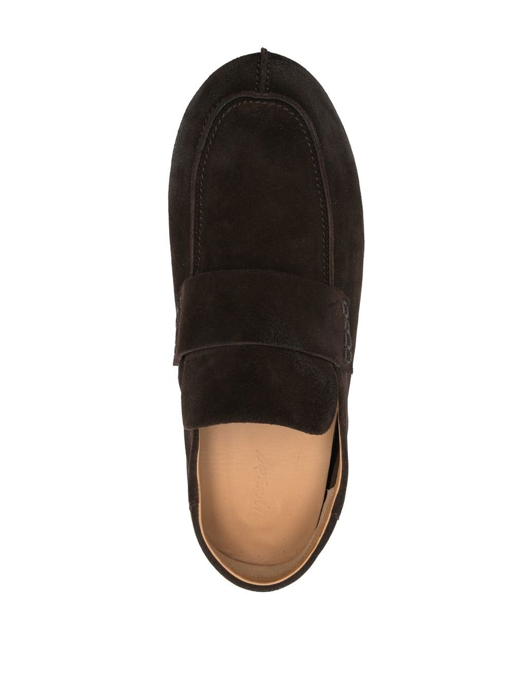 calf-suede loafers - 4