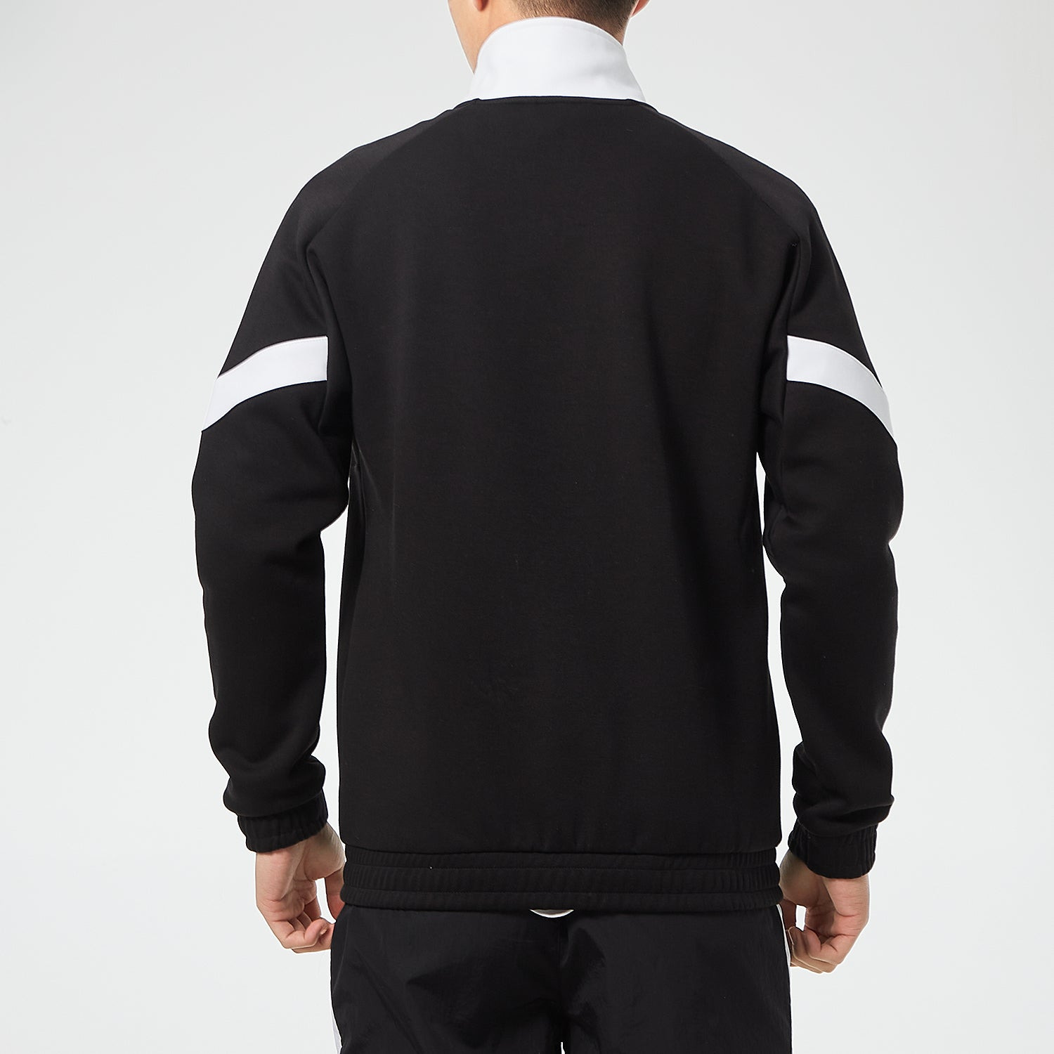 PUMA Logo Sports Stand Collar Jacket Black 531339-01 - 4