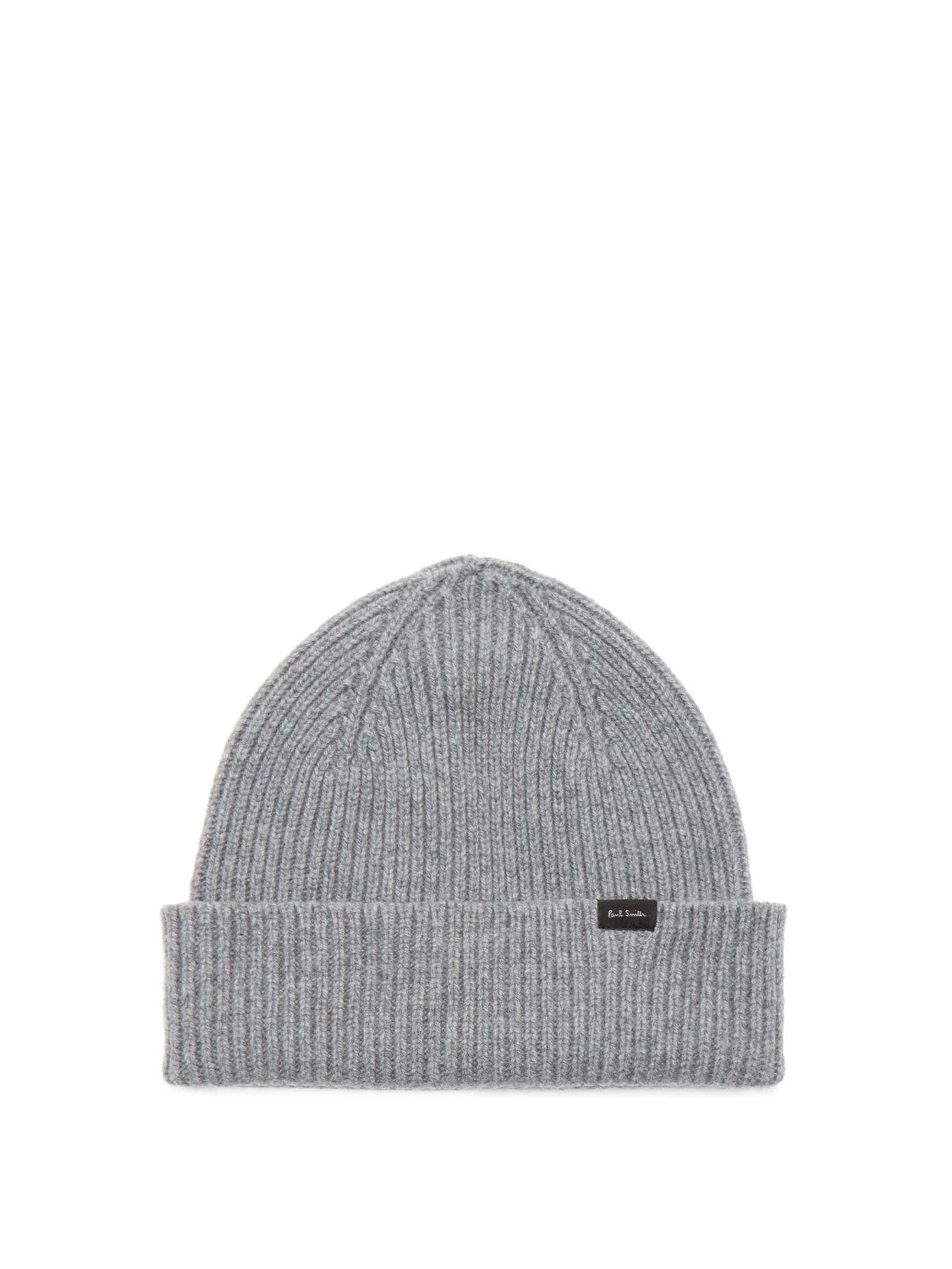 Ribbed-knit cashmere-blend beanie hat - 1