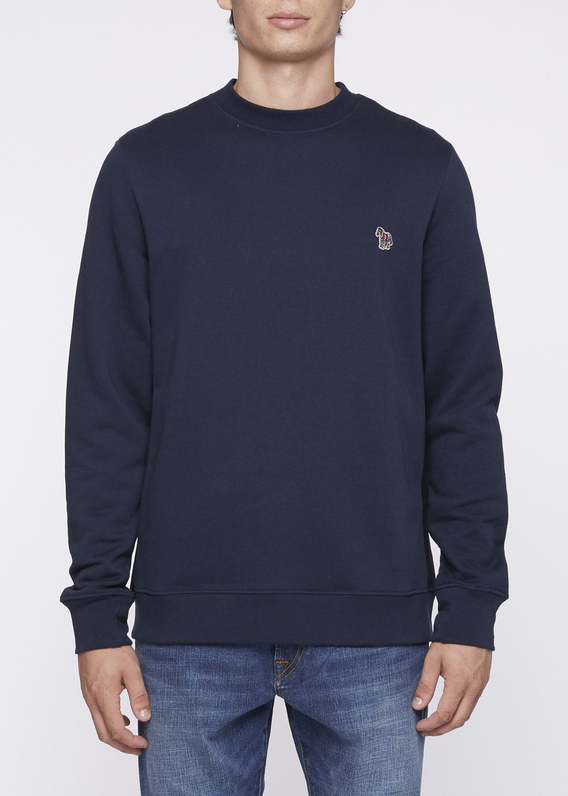 Regular-Fit Navy Zebra Sweatshirt 9