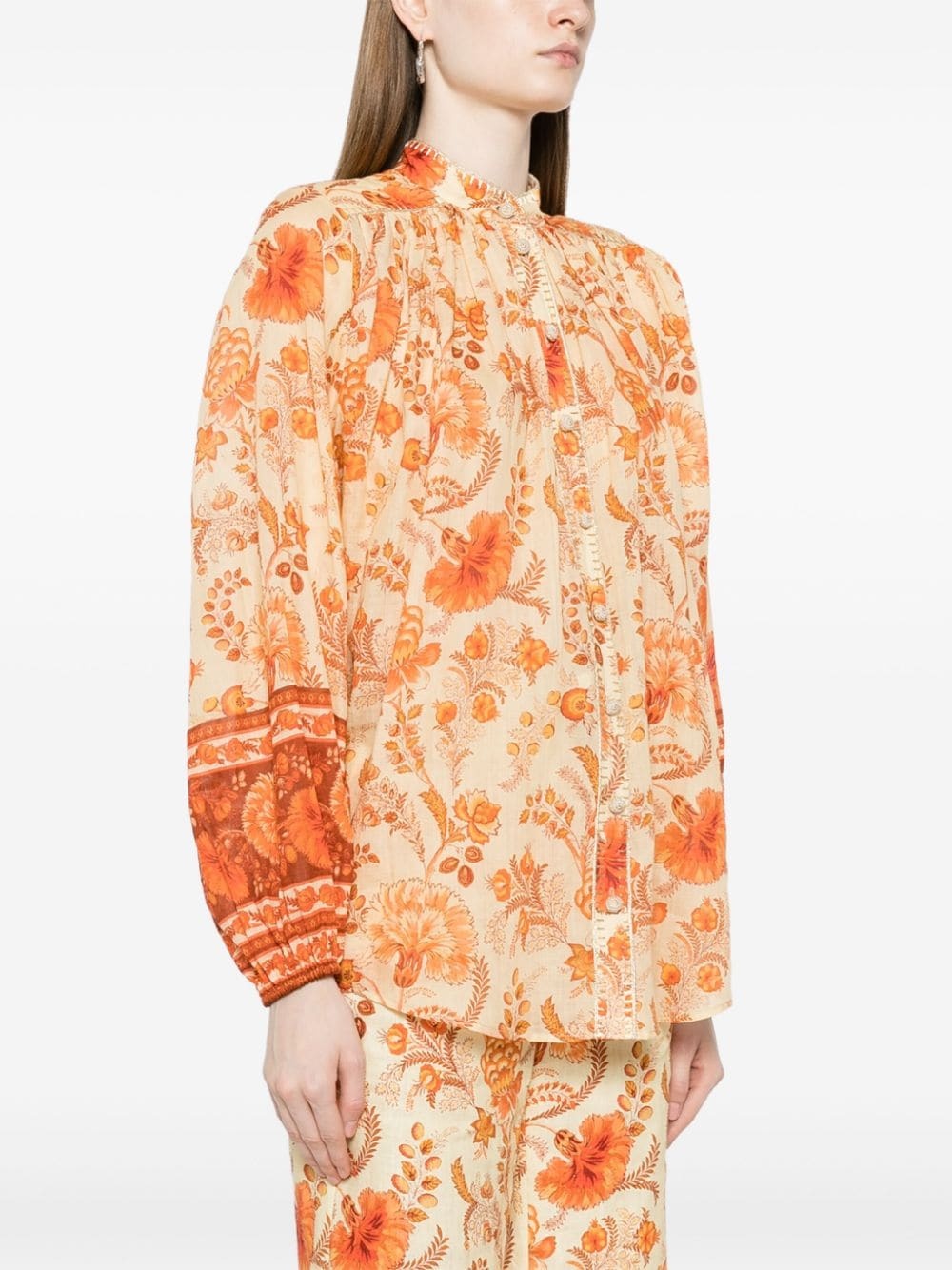 Junie floral-print blouse - 3