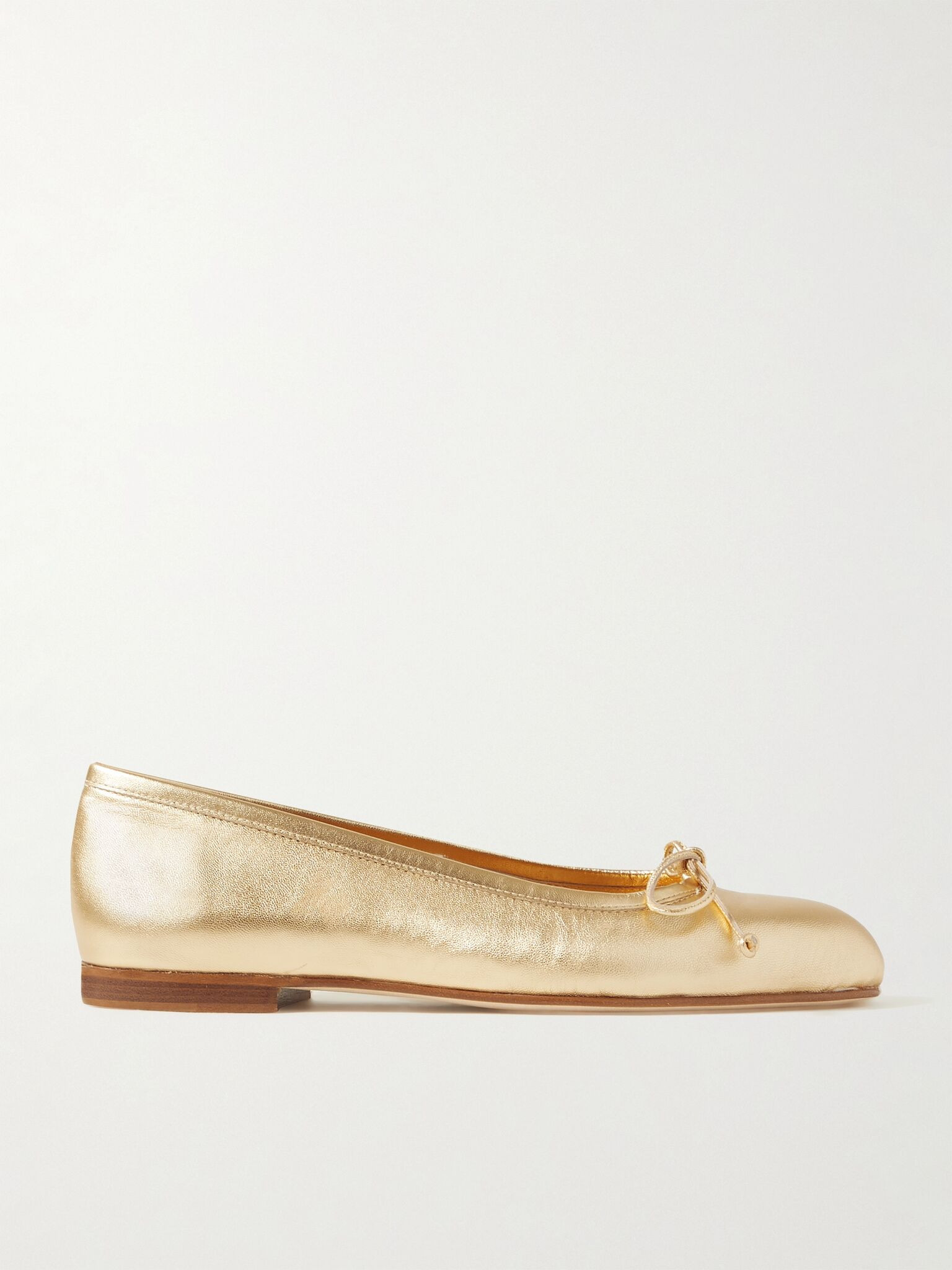 Veralli metallic leather ballet flats Gold - 1