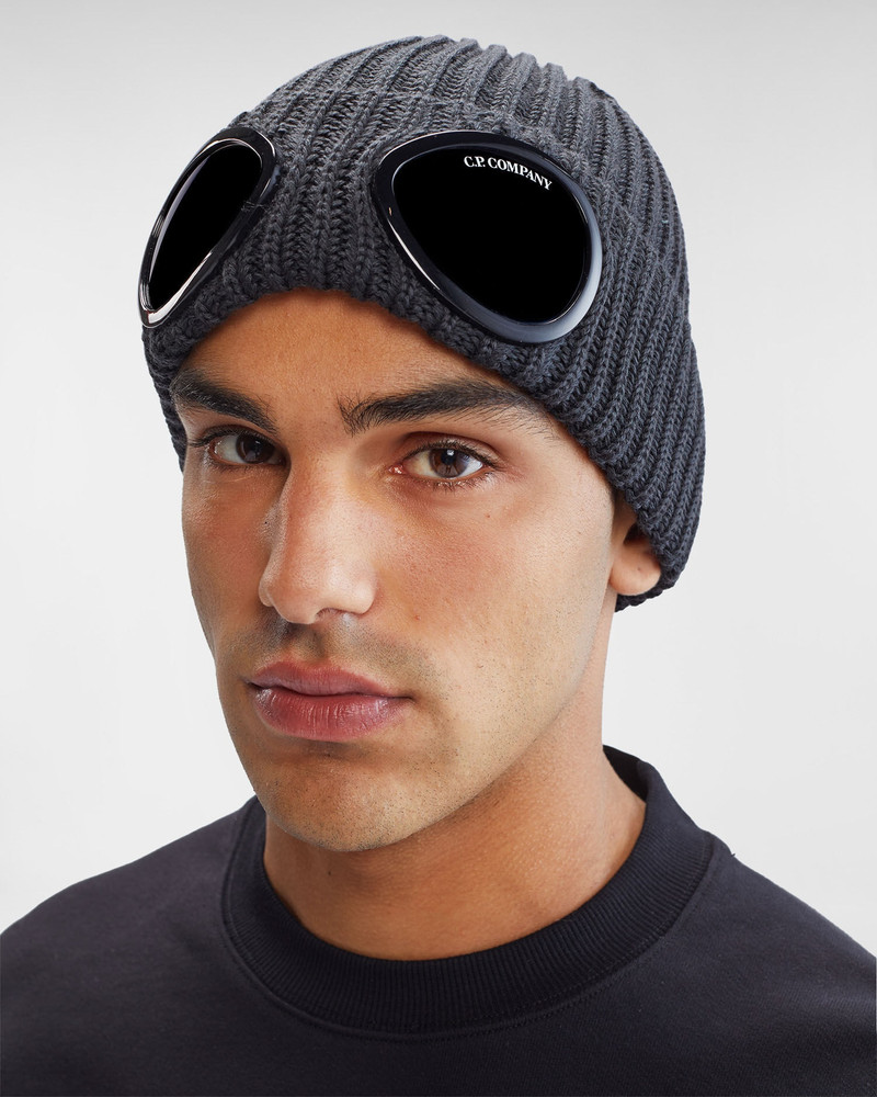 C.P. Company Extra Fine Merino Wool Goggle Beanie outlook