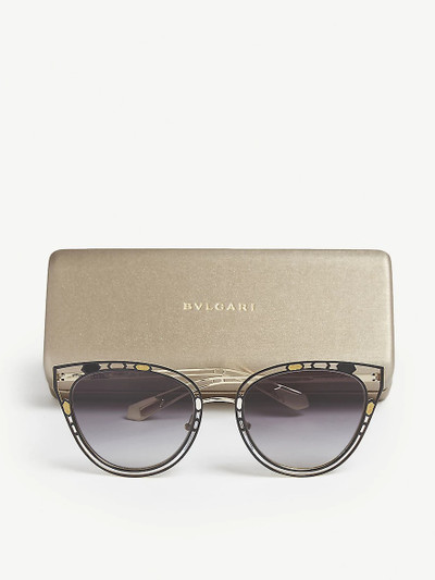 BVLGARI Bv6104 cat-eye frame sunglasses outlook