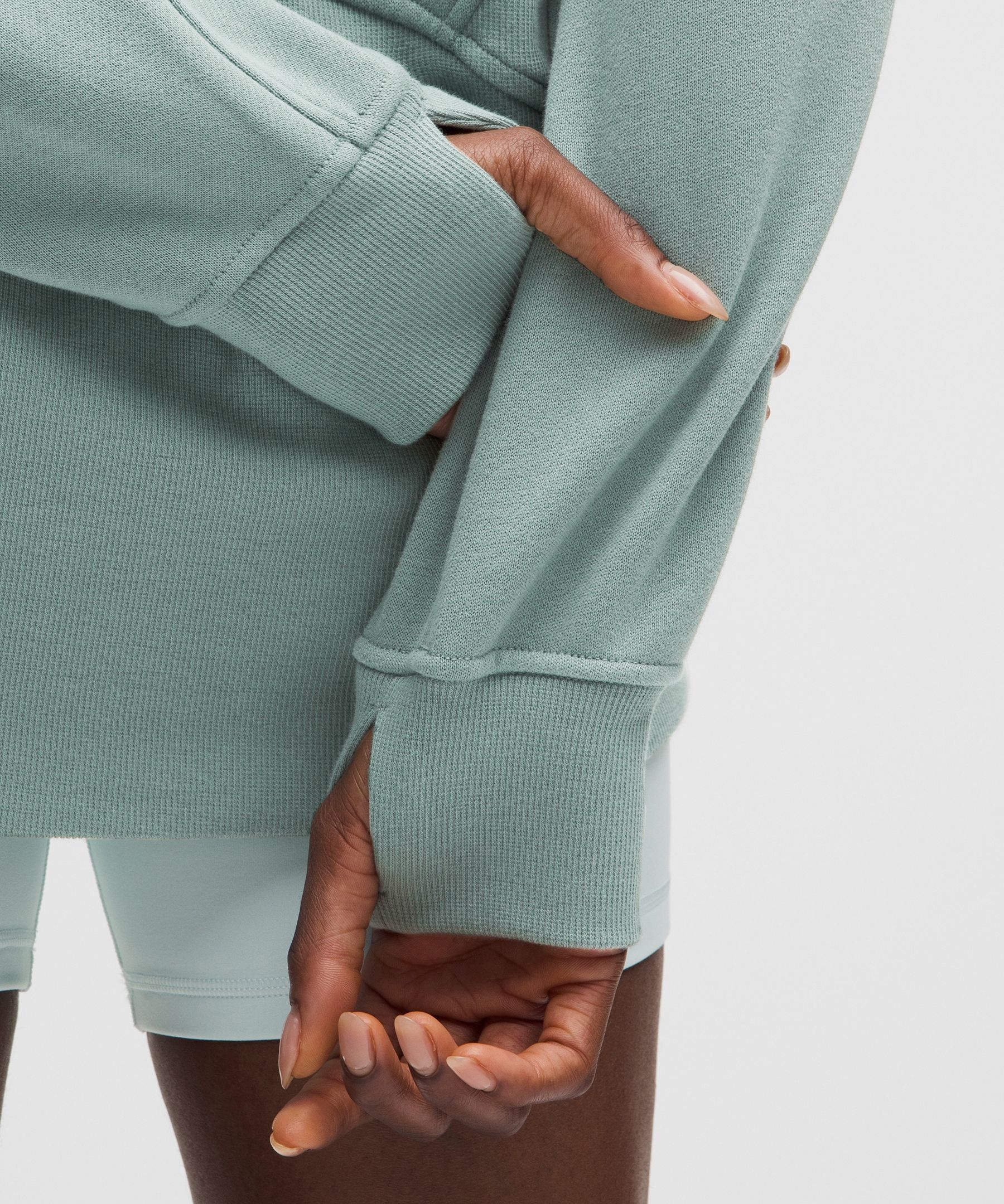 Scuba Oversized Half-Zip Hoodie *Long - 6