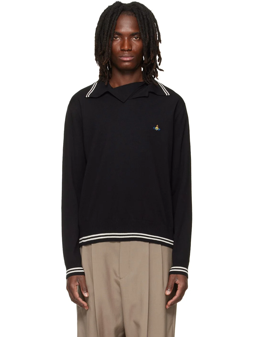 Black Doubletake Polo - 1