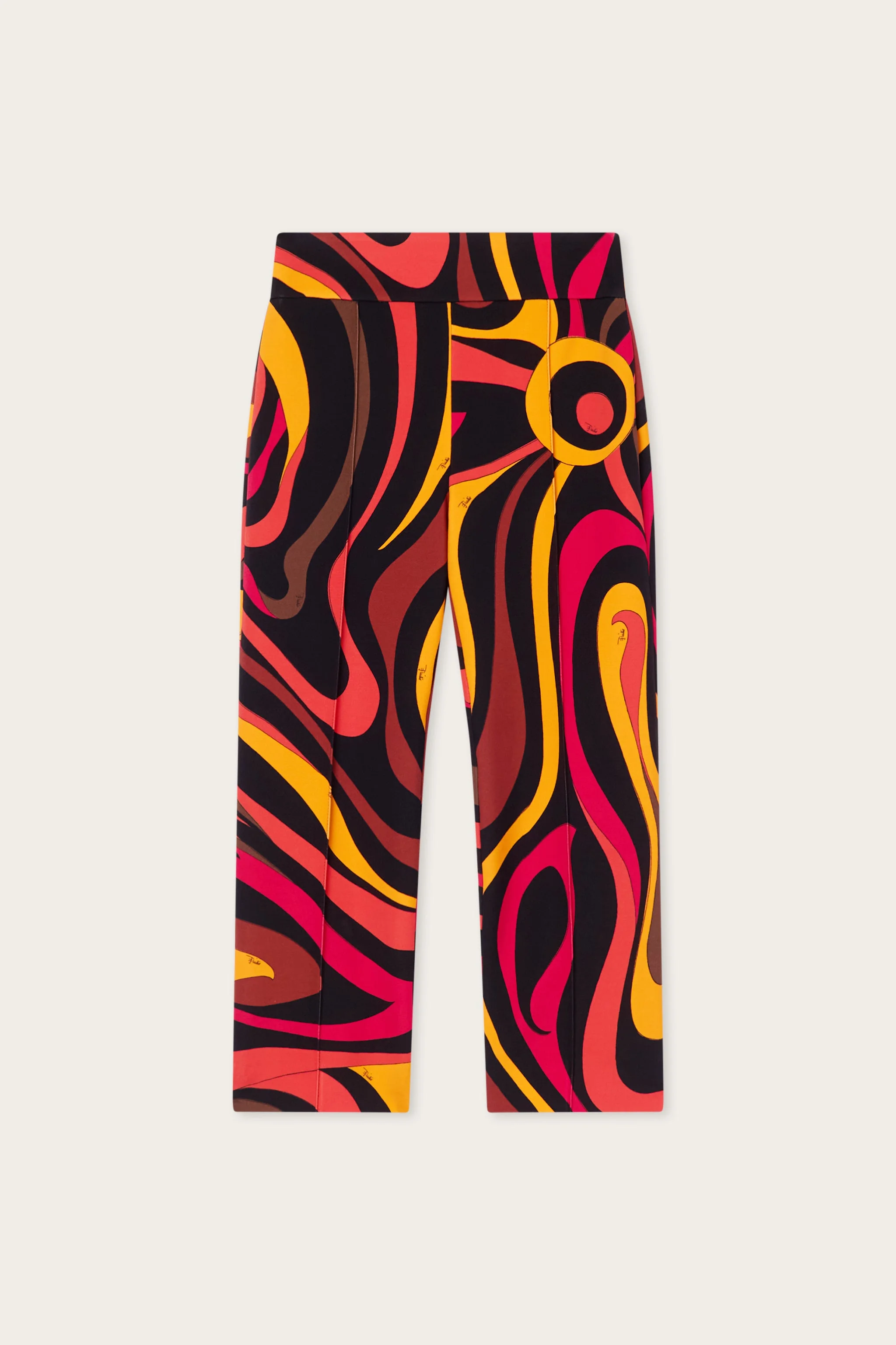 MARMO PRINT CAPRI PANTS - 1